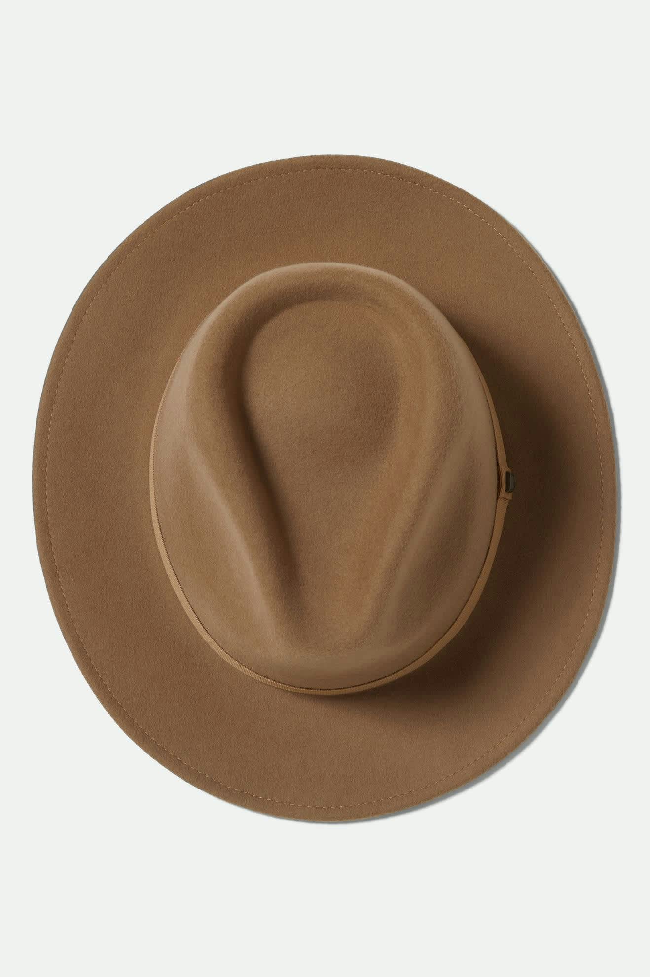 brixton-messer-fedora-khaki-wollfilz-packable-reisehut image 7