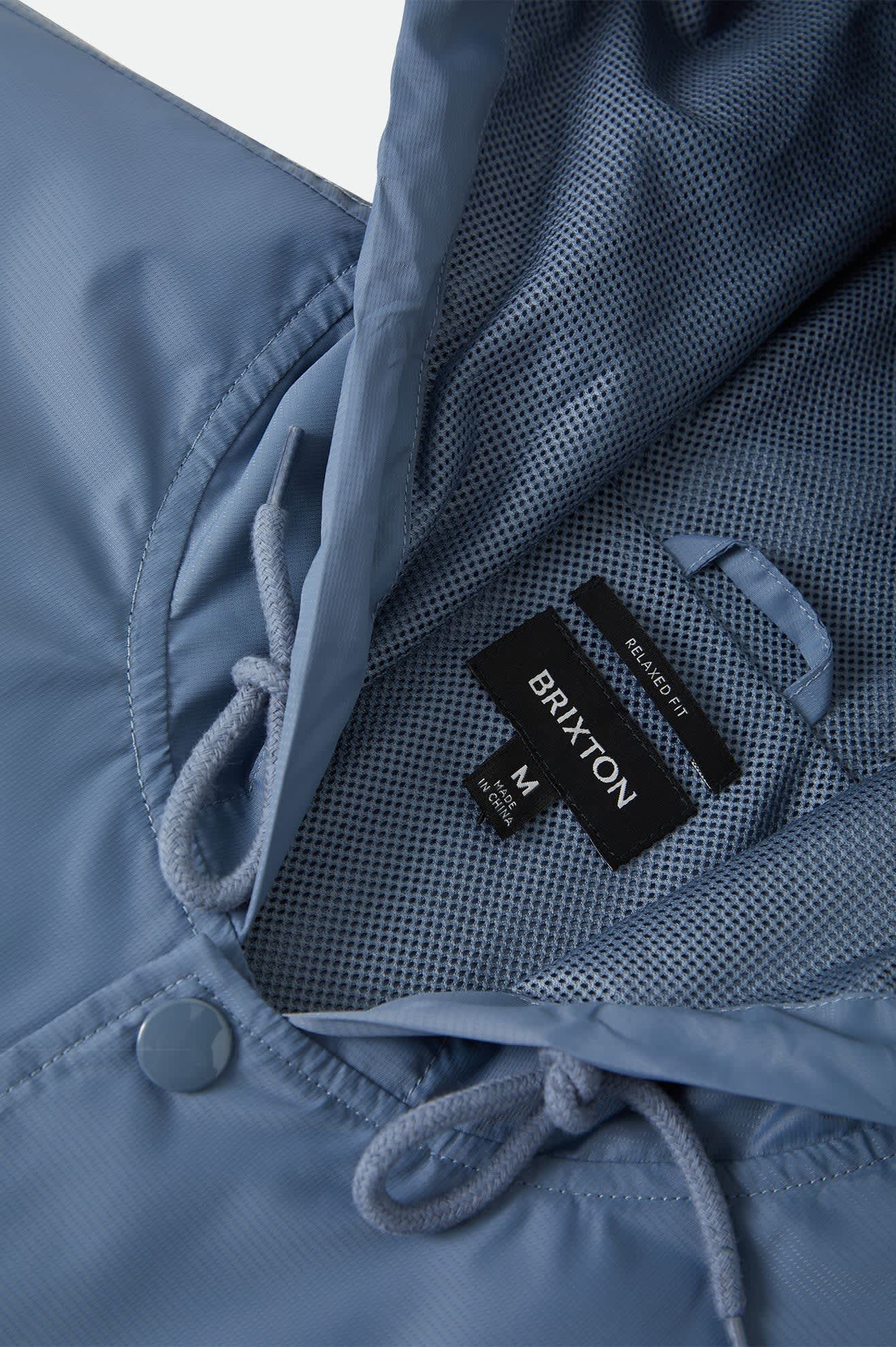 brixton-claxton-lightweight-jacke-kapuze-slate-blue image 7