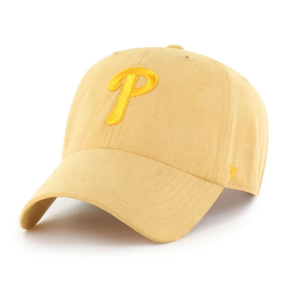 47-clean-up-ballpark-suede-philadelphia-phillies-baseballcap-gold image 1