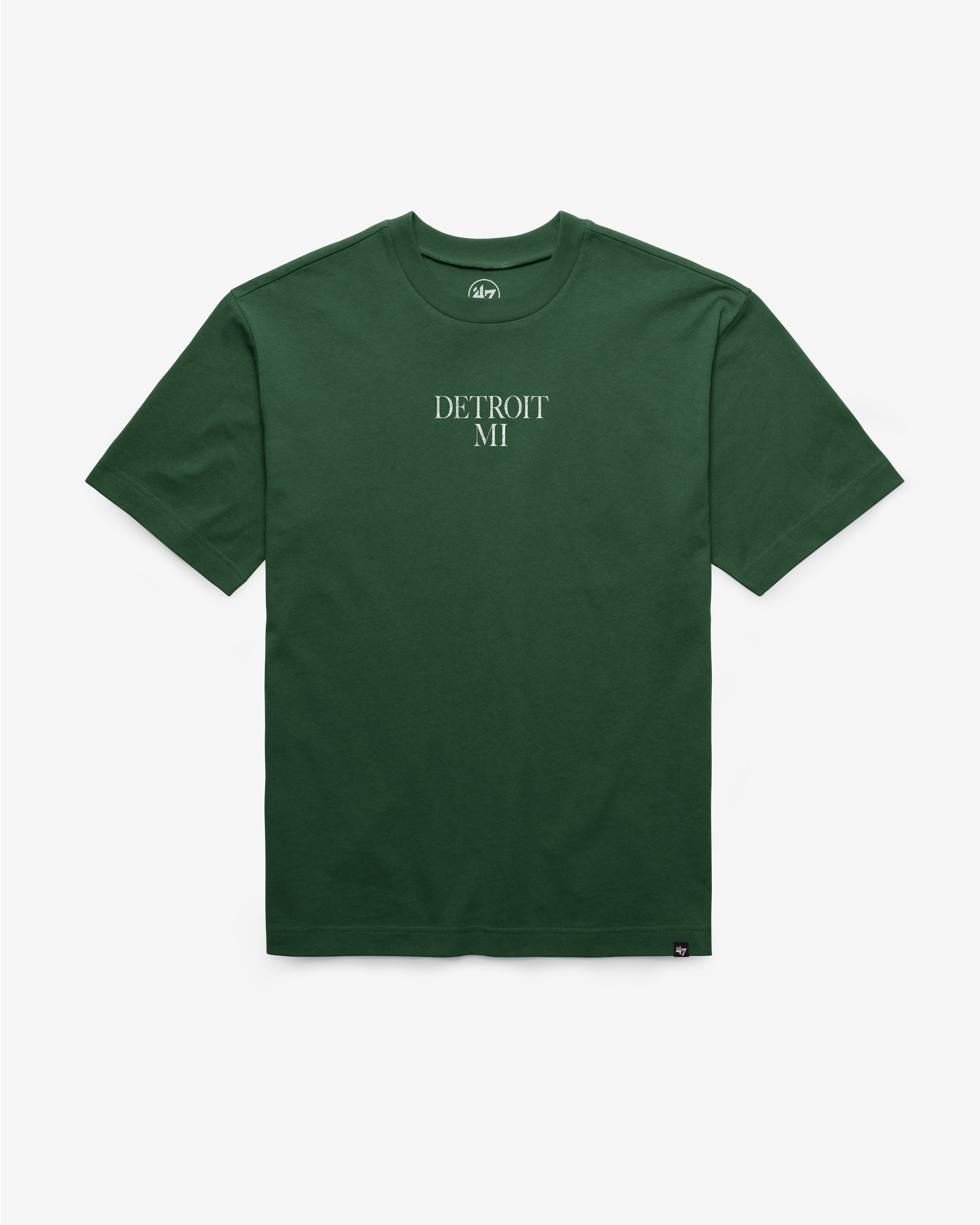 47-brand-detroit-tigers-city-point-t-shirt-dunkelgr-n-herren image 2