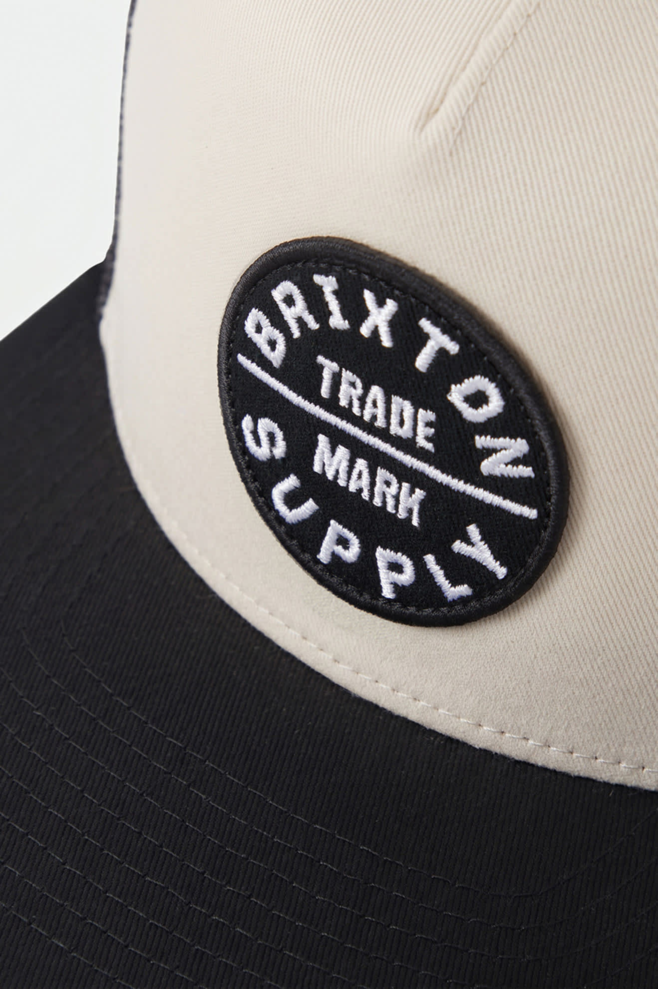 brixton-oath-trucker-cap-weiss-schwarz-snapback image 3