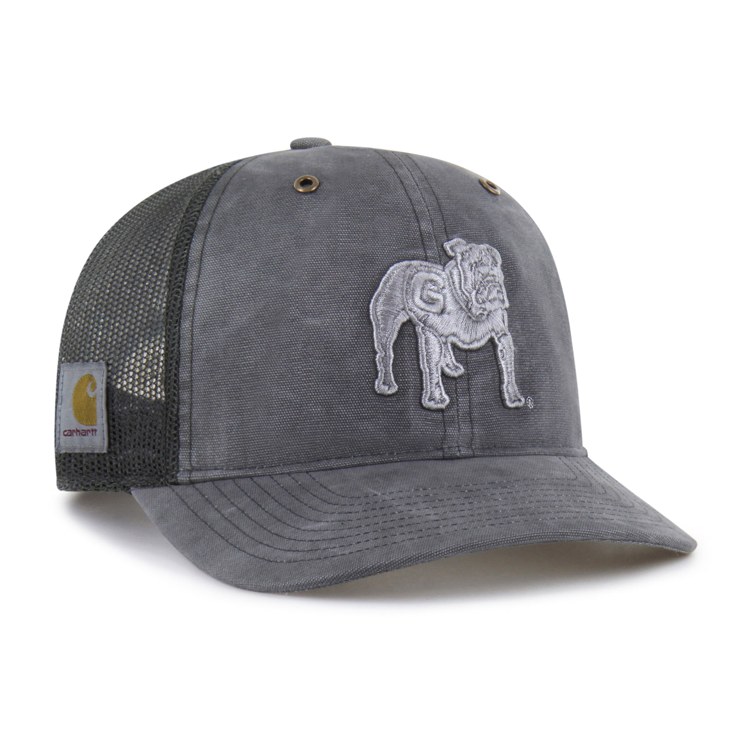 47-brand-georgia-bulldogs-carhartt-trucker-cap-schwarz-snapback image 1