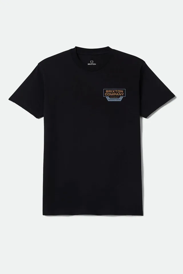 brixton-reeves-standard-t-shirt-schwarz-baumwolle image 1