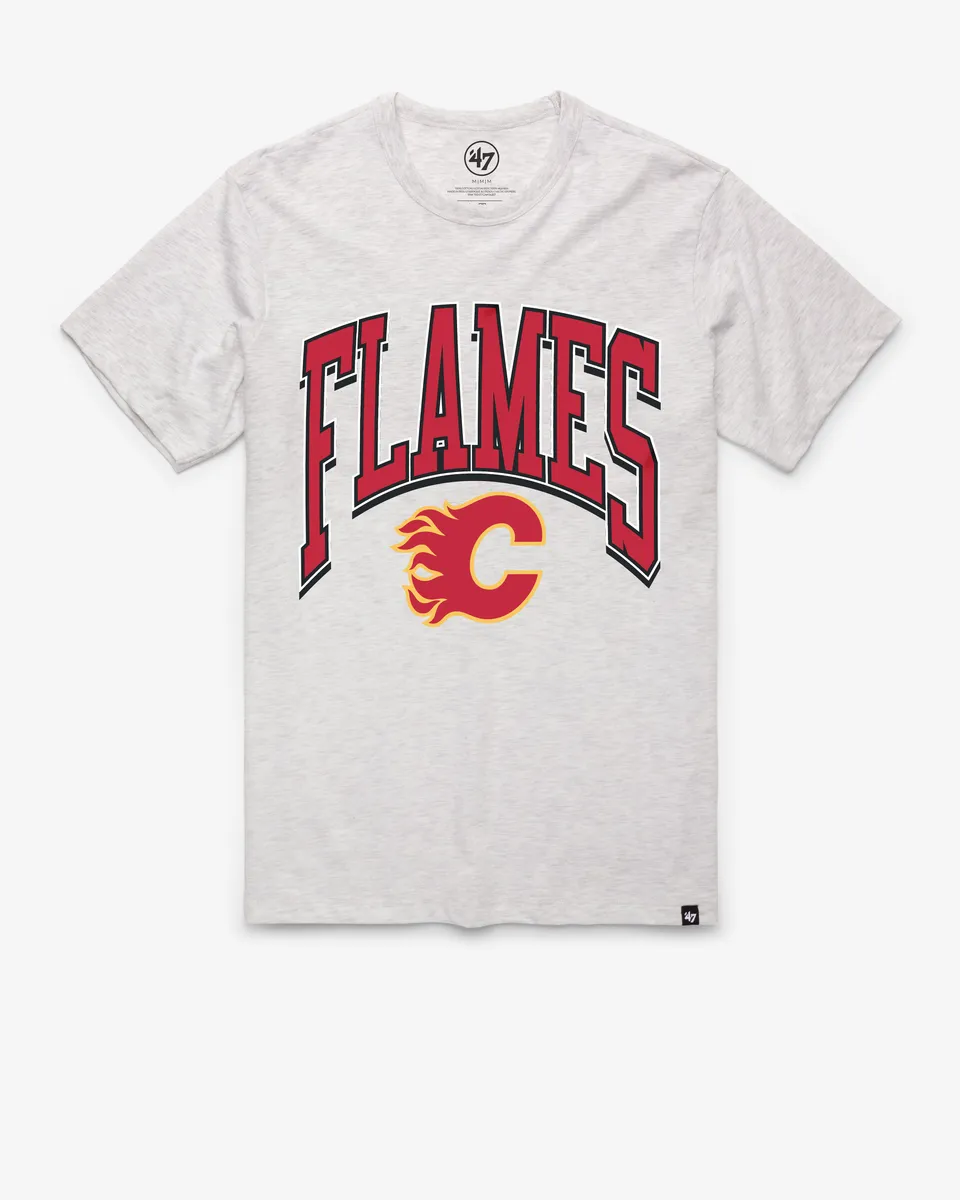 47-franklin-calgary-flames-t-shirt-relay-grey-baumwolle image 1