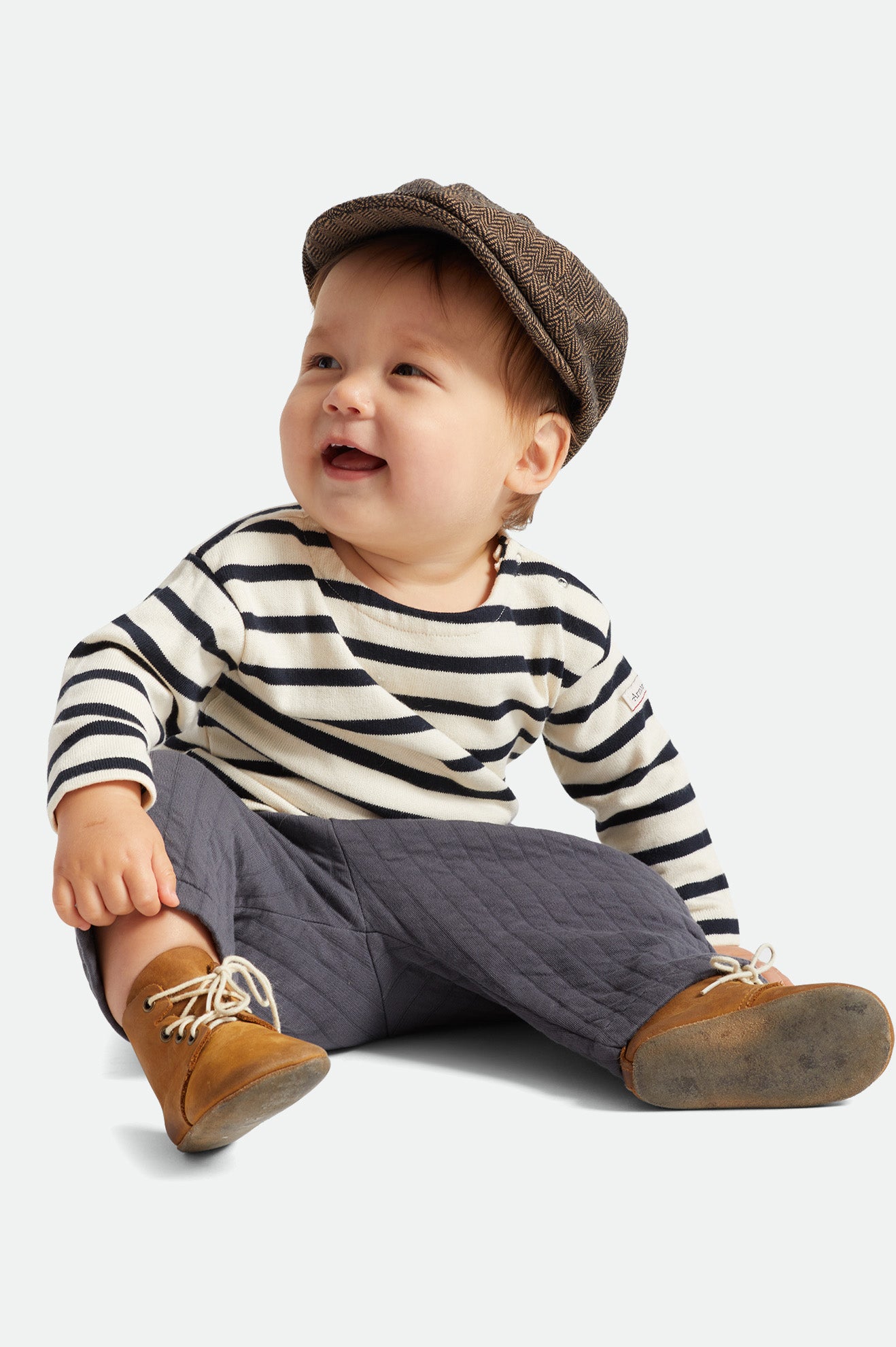 brixton-baby-brood-snap-cap-brown-khaki-baby-one-size image 2