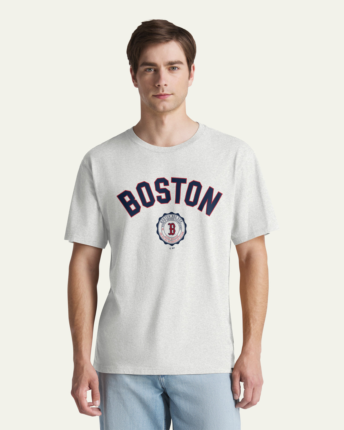47-foundation-boston-red-sox-crest-bend-t-shirt-grau image 1