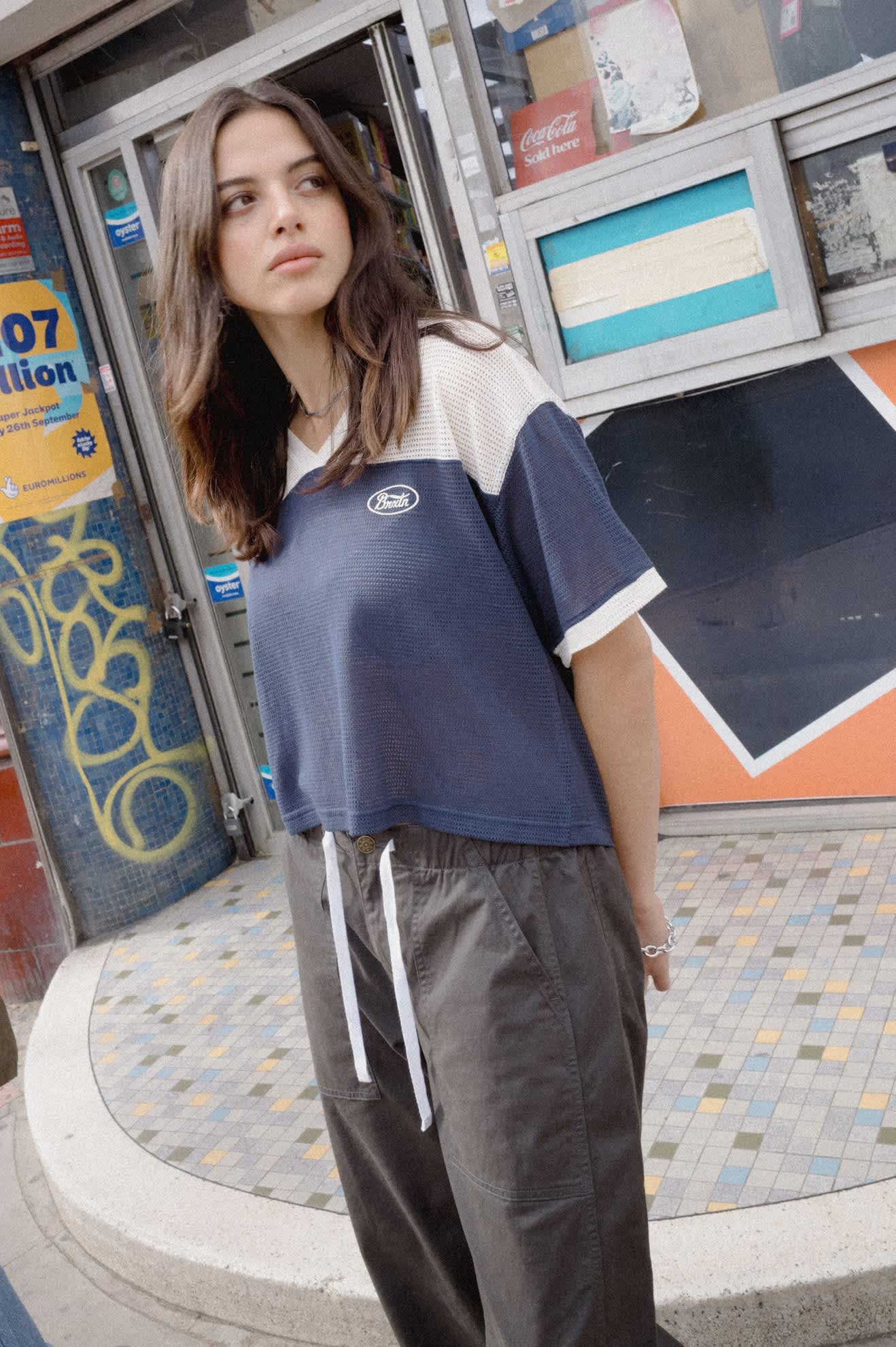 brixton-varsity-mesh-t-shirt-off-white-washed-navy-mesh image 8