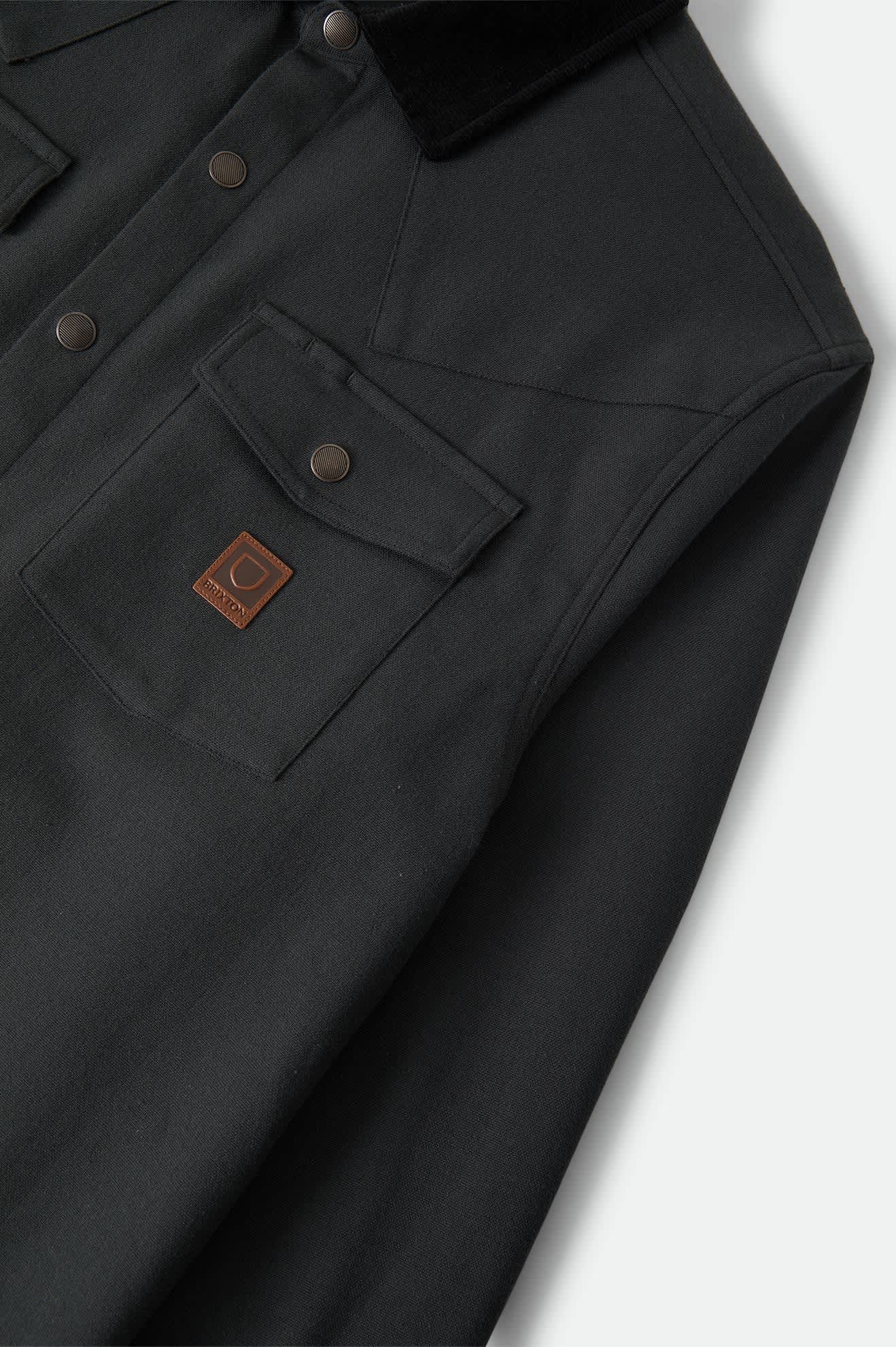 brixton-bowery-builders-ranch-performance-flannel-flanellhemd-schwarz image 7