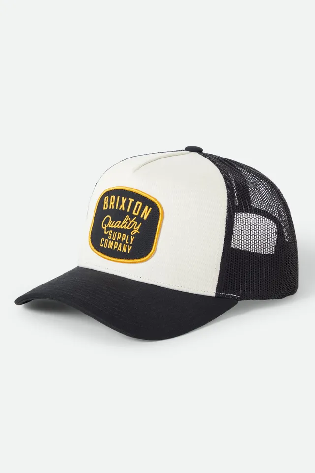 brixton-hubal-netplus-trucker-cap-black-recycled-netze image 1