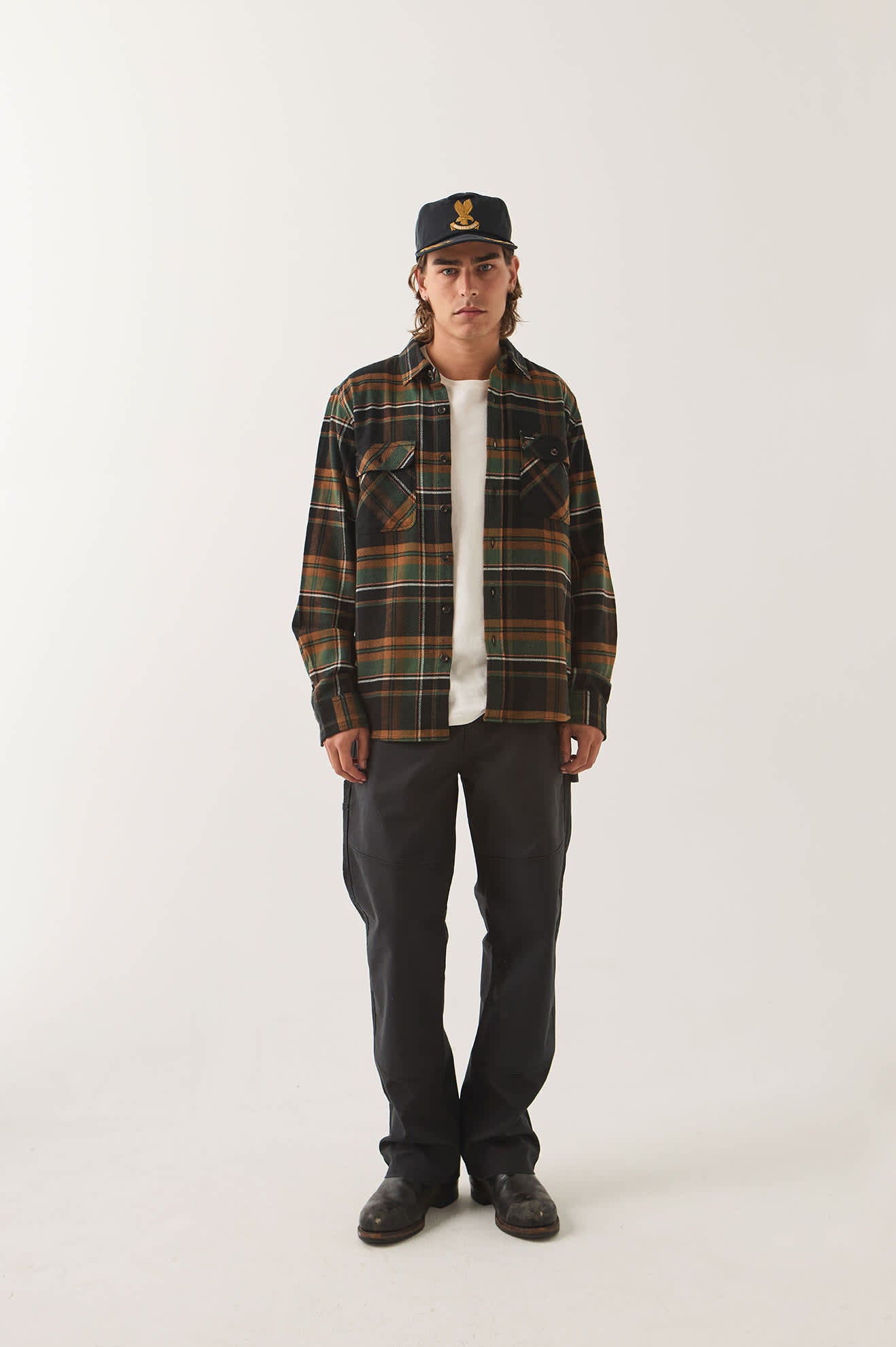 brixton-builders-carpenter-hose-schwarz-stretch image 2