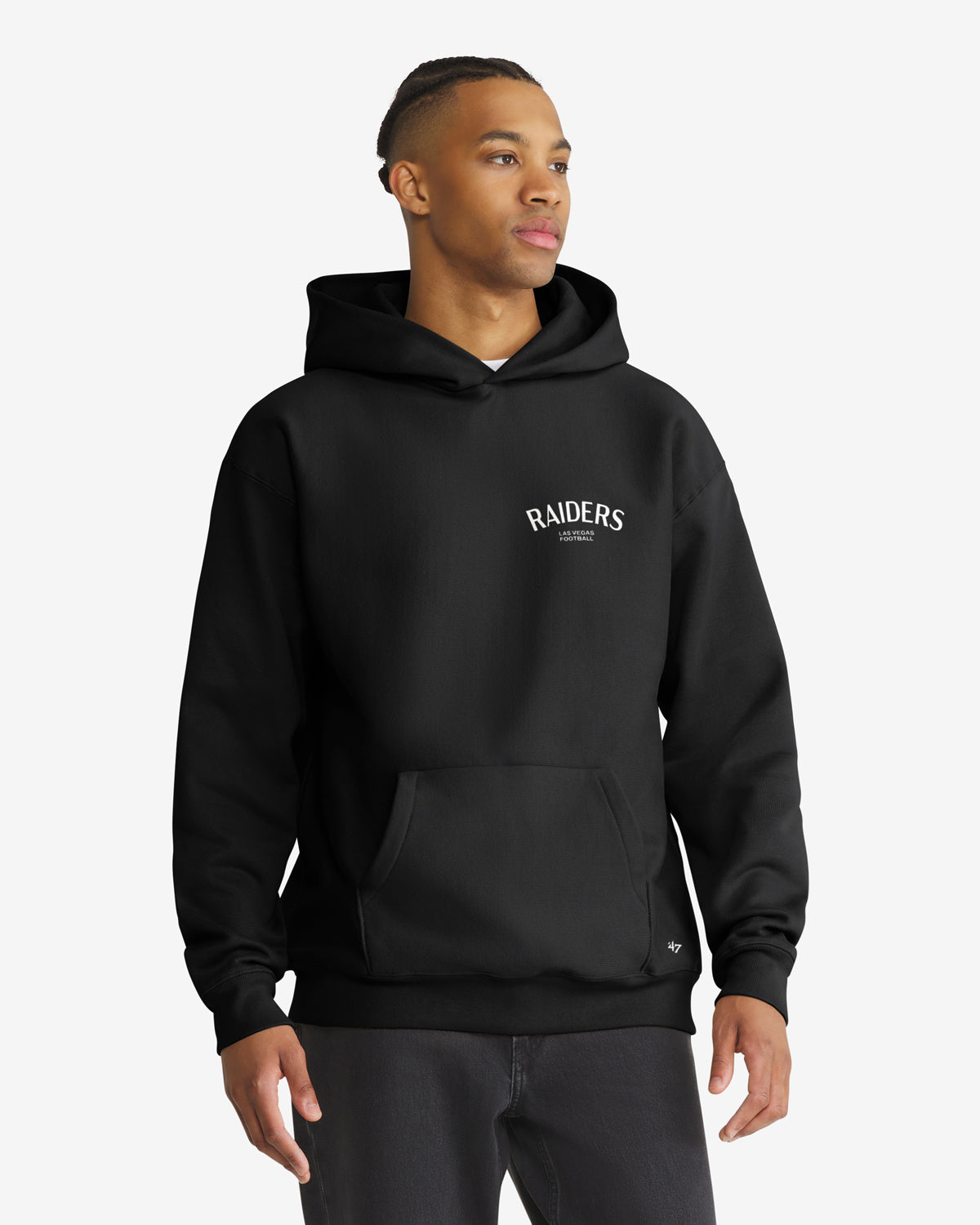 47-foundation-raiders-constantine-hood-hoodie-schwarz-fleece image 2