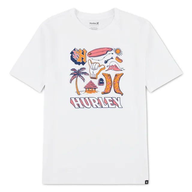 hurley-jungen-grafik-t-shirt-kurzarm-mit-druck image 1