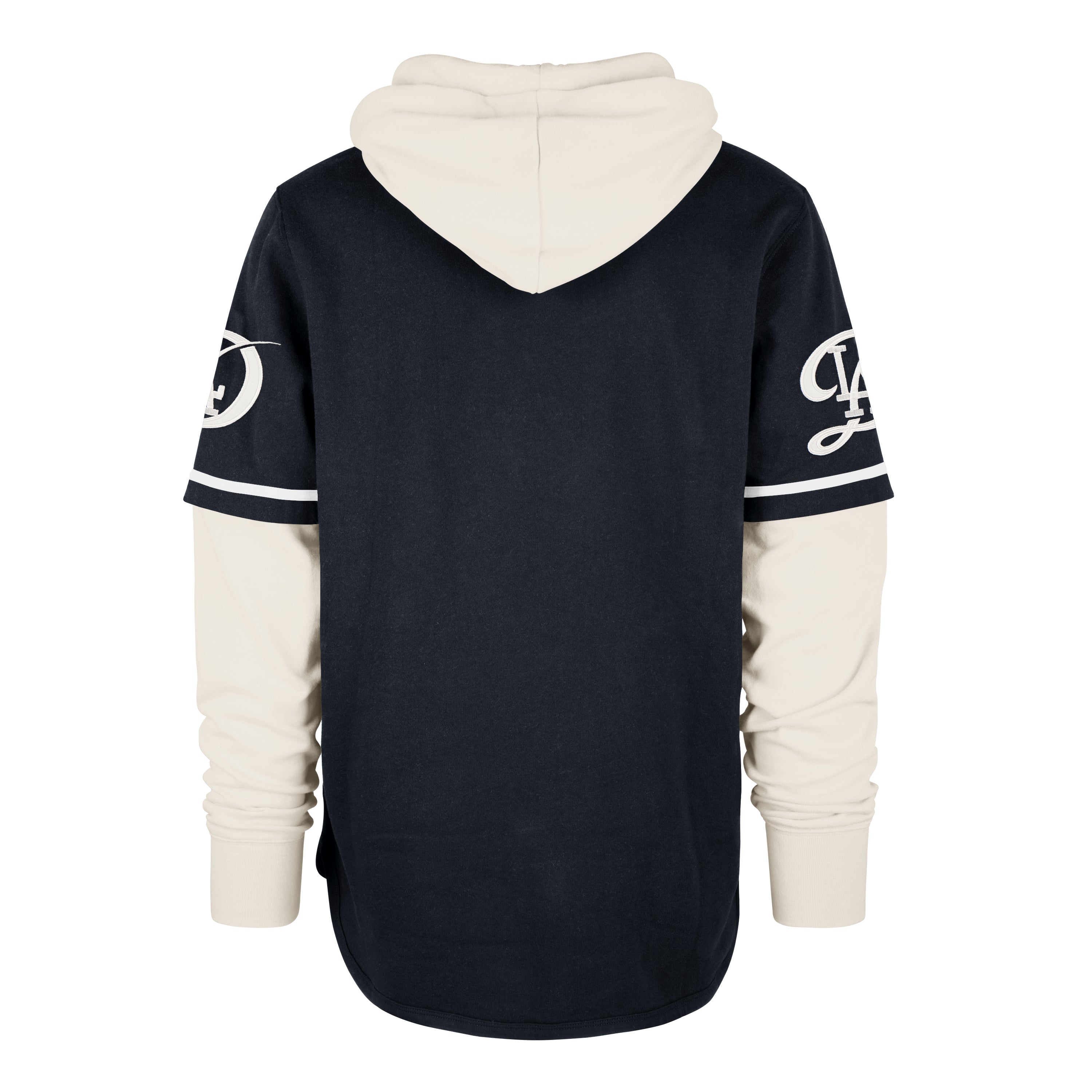 47-brand-trifecta-shortstop-hoodie-dodgers-navy-city-connect image 2