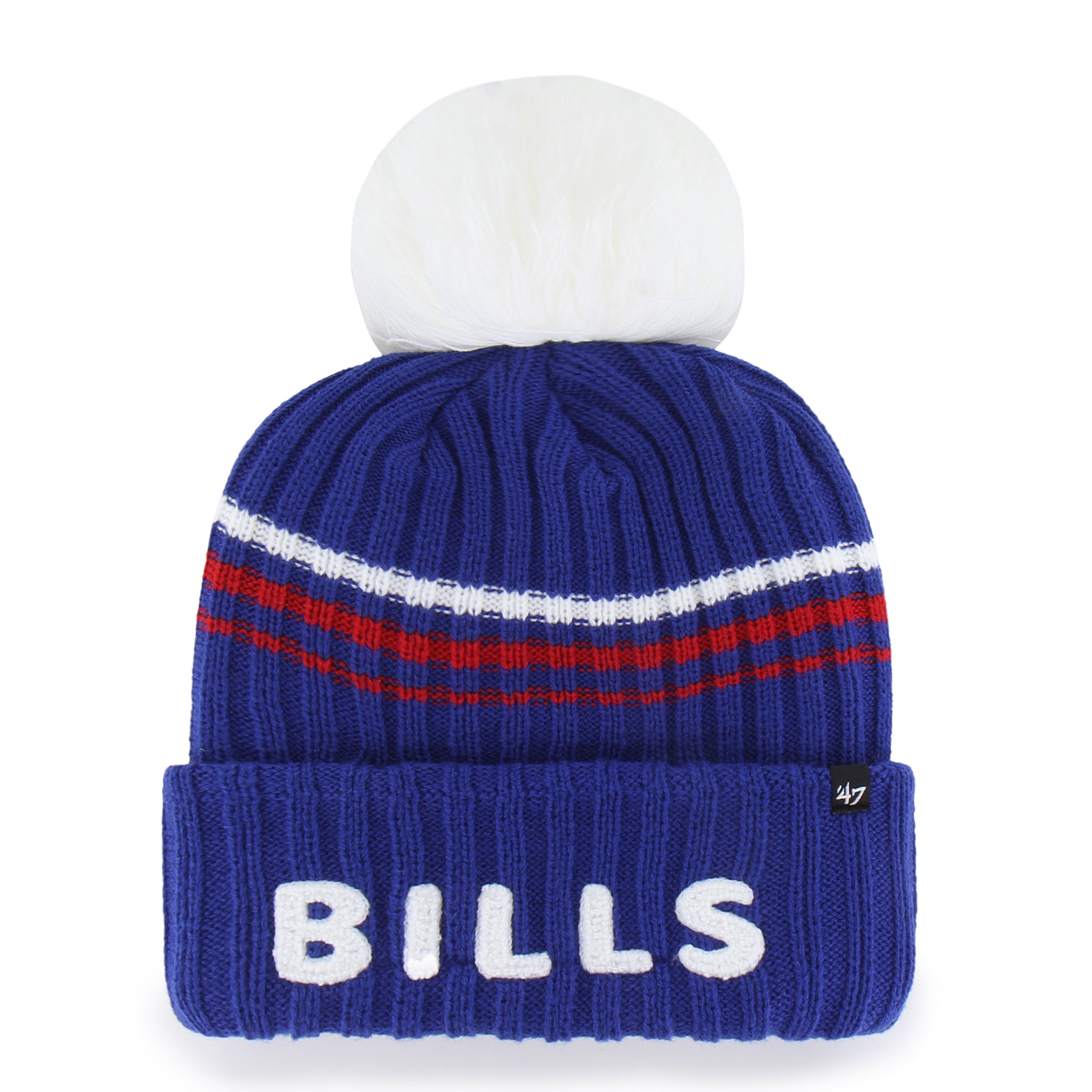 47-brand-bills-fuzzy-script-beanie-royal-mit-bommel image 1