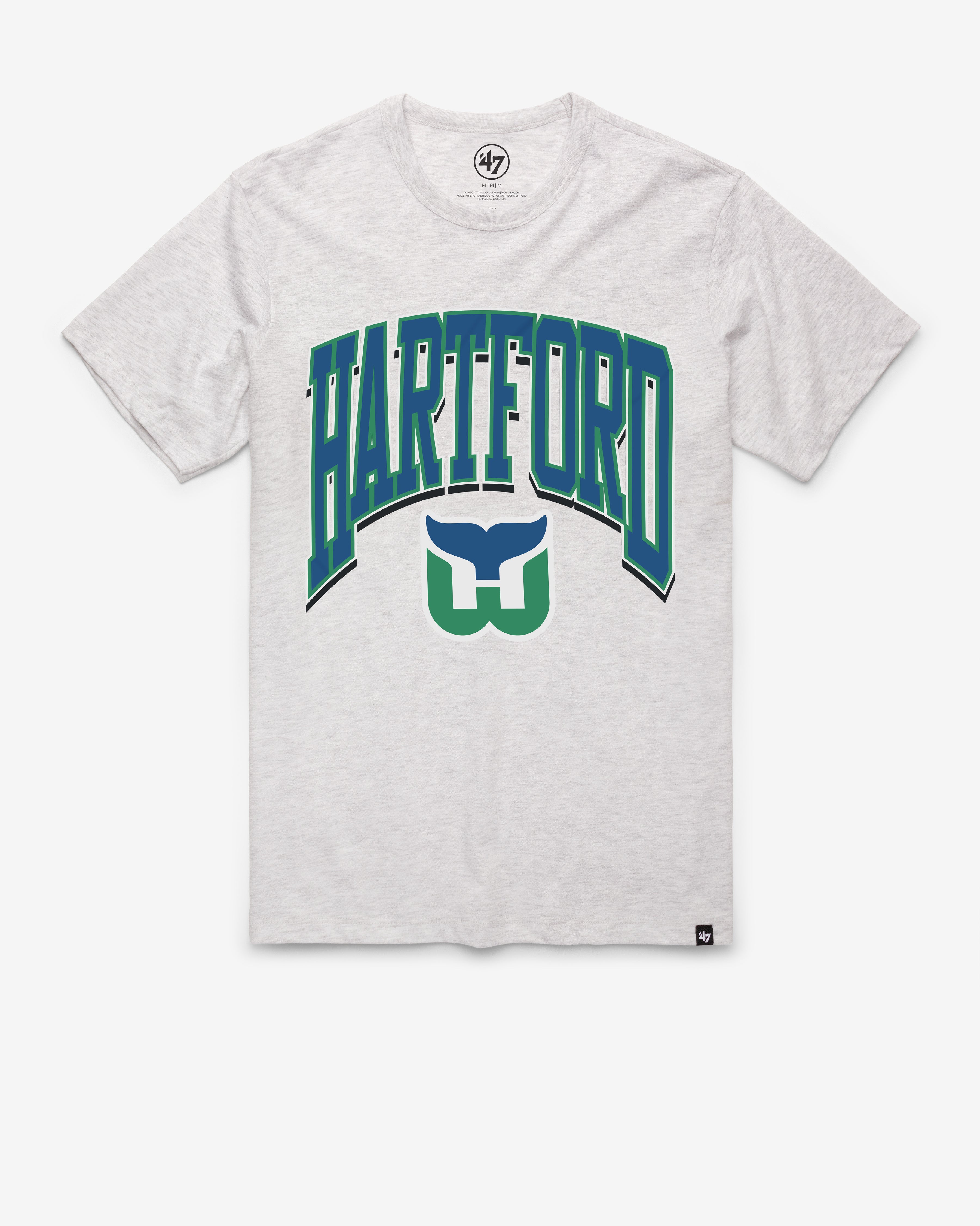 47-franklin-tee-hartford-whalers-vintage-t-shirt-relay-grey image 1