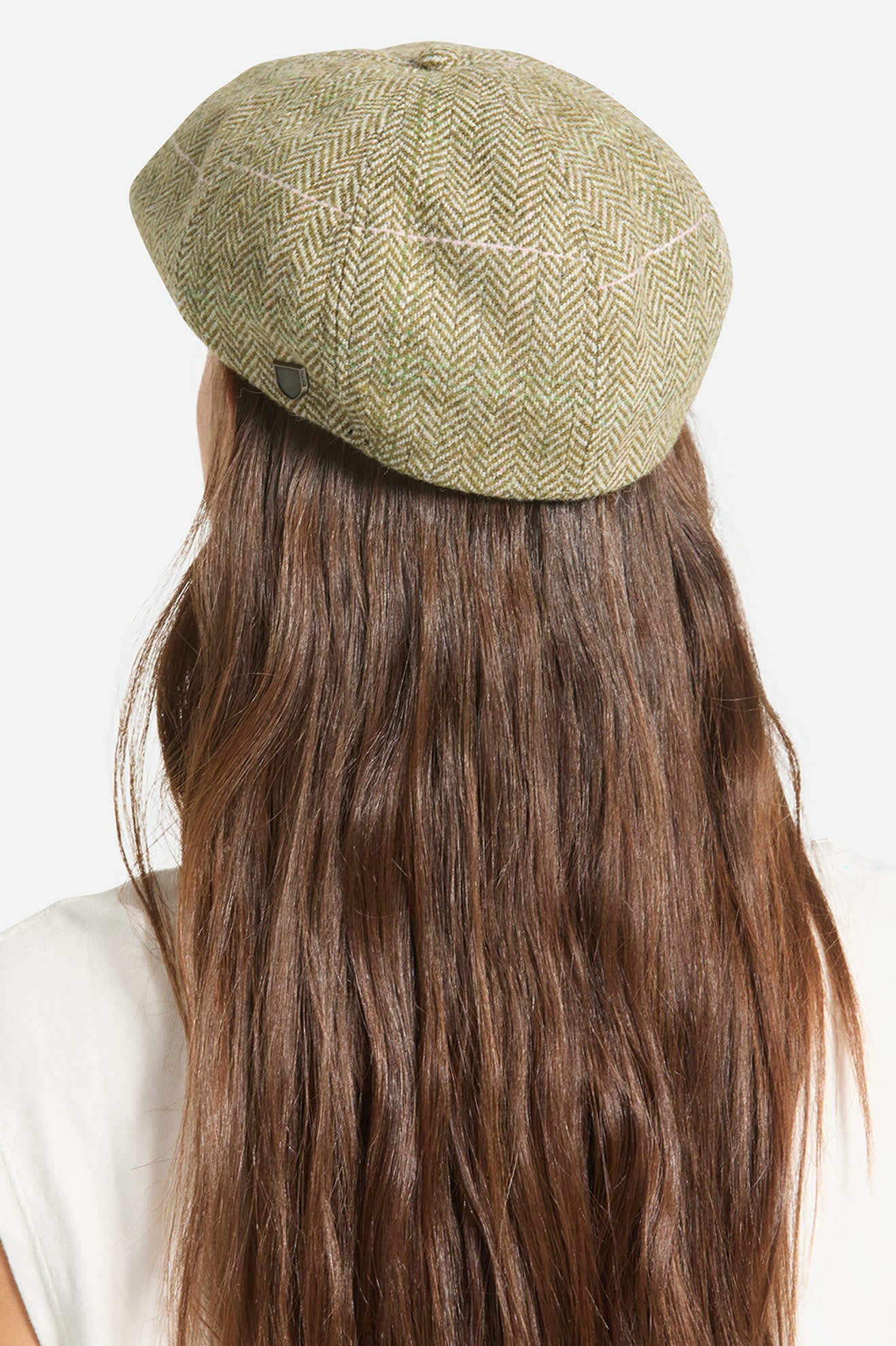 brixton-brood-newsboy-cap-sublime-green-hahnentritt-leicht image 4