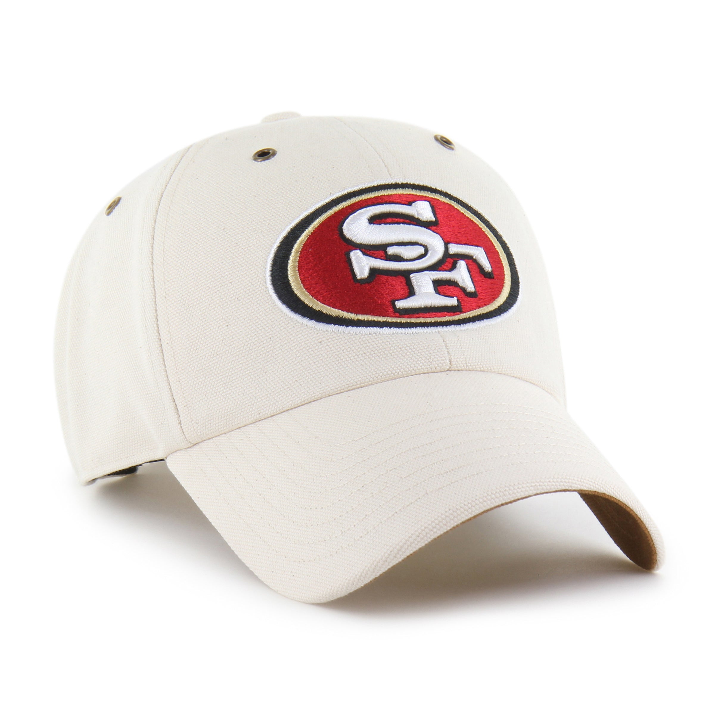 47-brand-clean-up-san-francisco-49ers-carhartt-cap-natural image 4