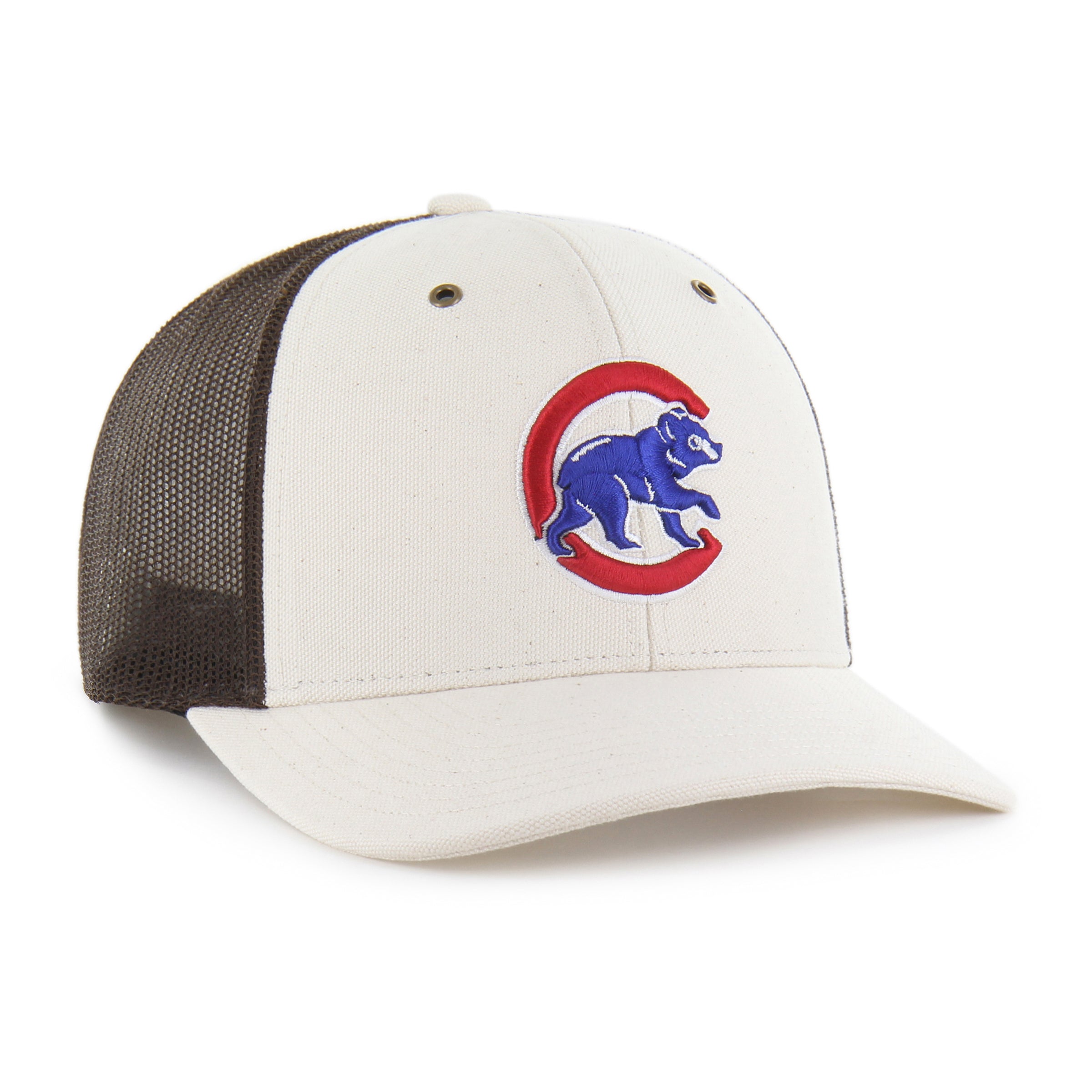 47-carhartt-trucker-cap-chicago-cubs-natural-snapback image 4