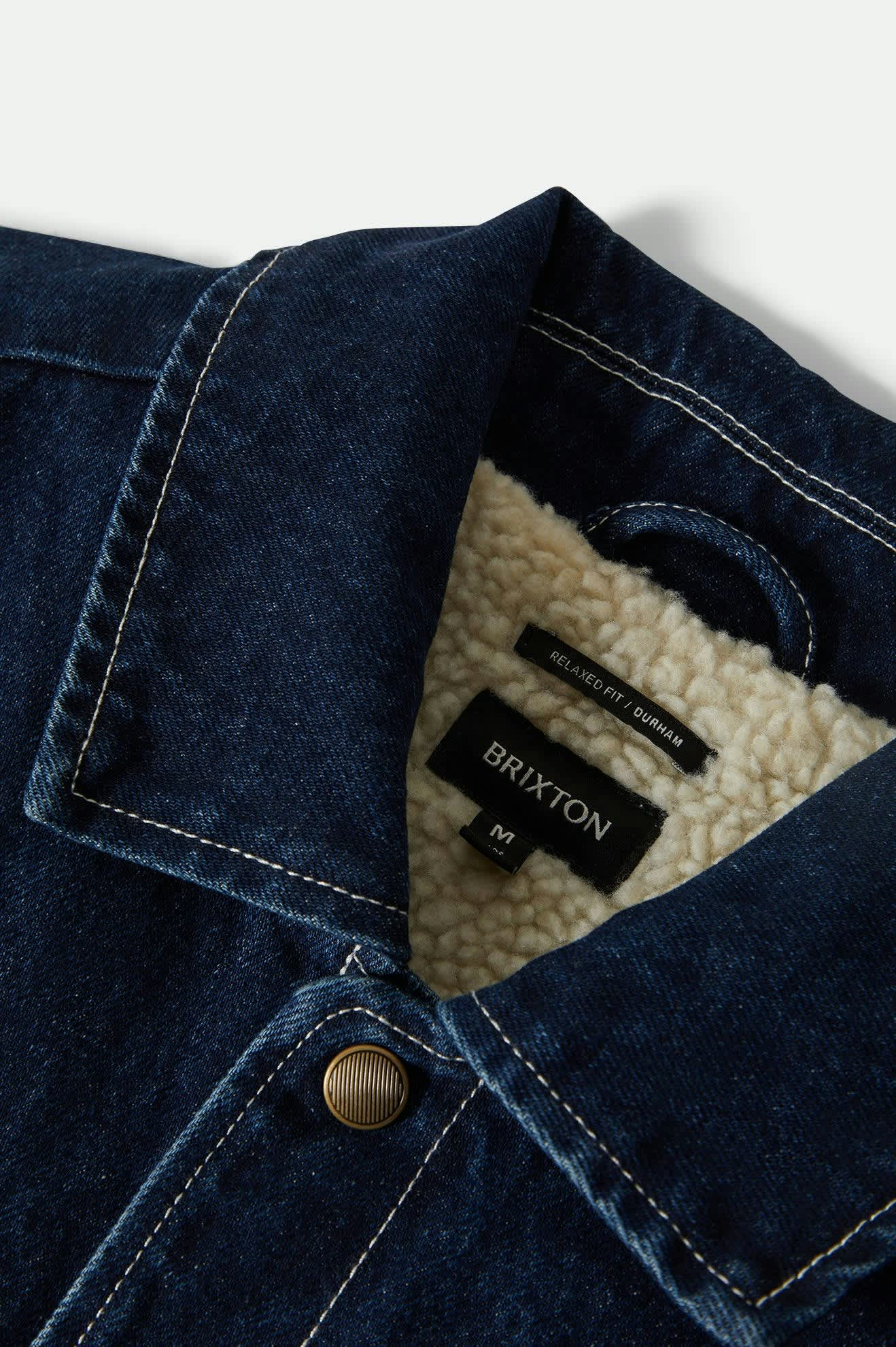 brixton-durham-sherpa-jacke-medium-wash-denim image 2