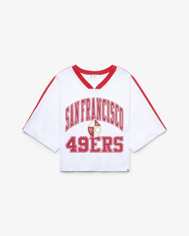 47-brand-historic-49ers-drop-needle-jersey-damen-wei image 1
