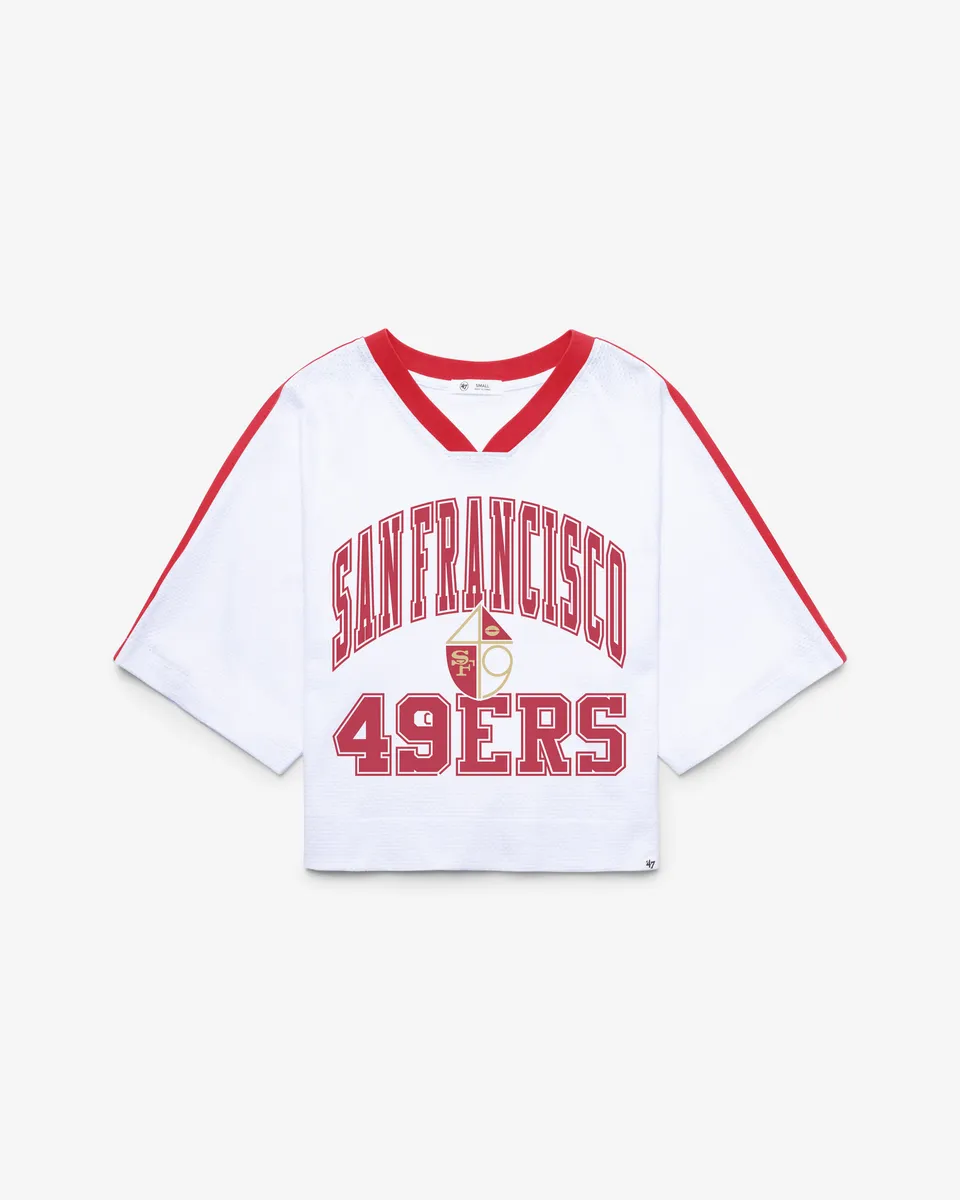 47-brand-historic-49ers-drop-needle-jersey-damen-wei image 1