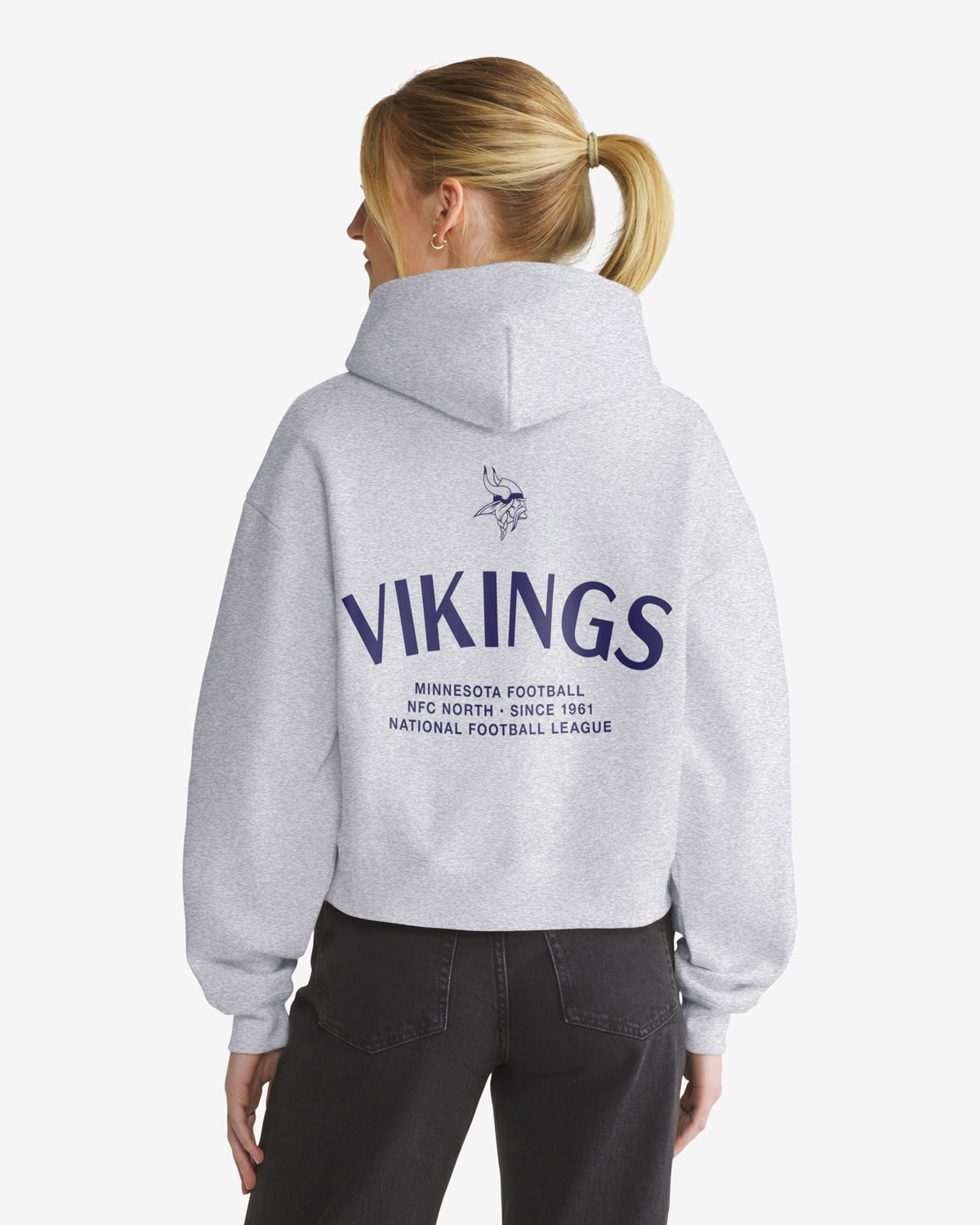 47-hadrian-minnesota-vikings-hoodie-damen-quartz-grey image 2