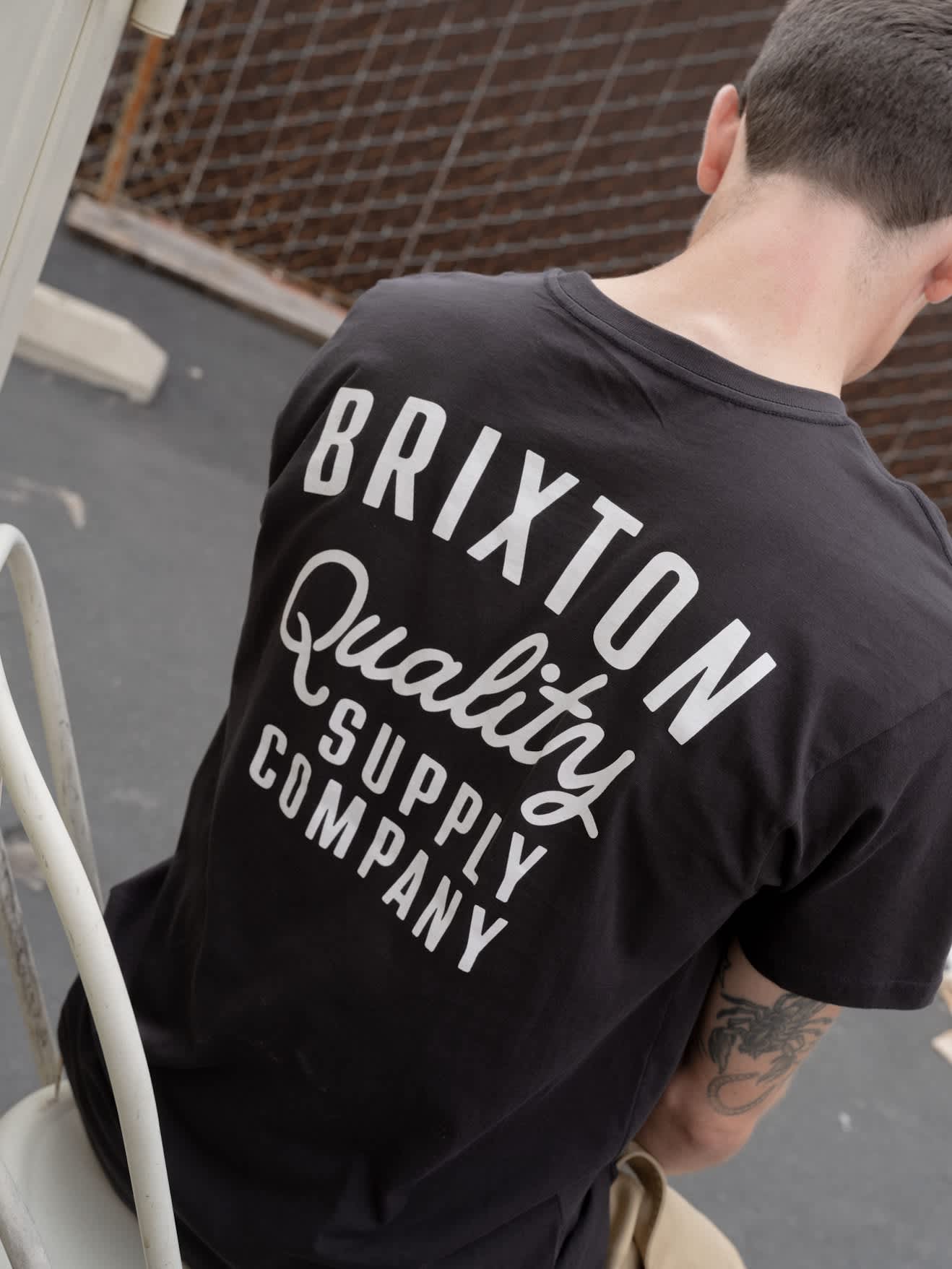brixton-hubal-tailored-t-shirt-schwarz-herren image 6