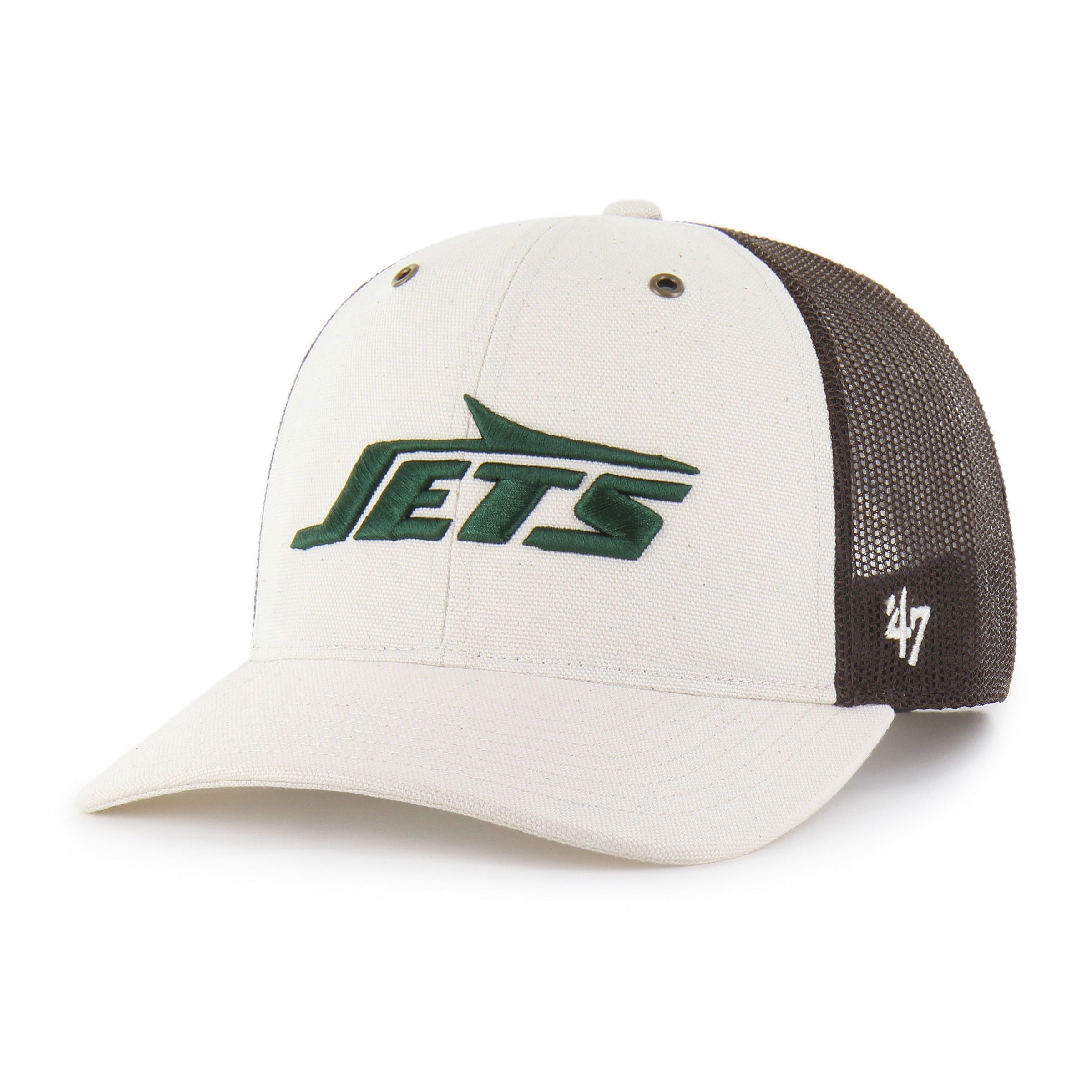 47-brand-new-york-jets-carhartt-trucker-cap-natural image 1