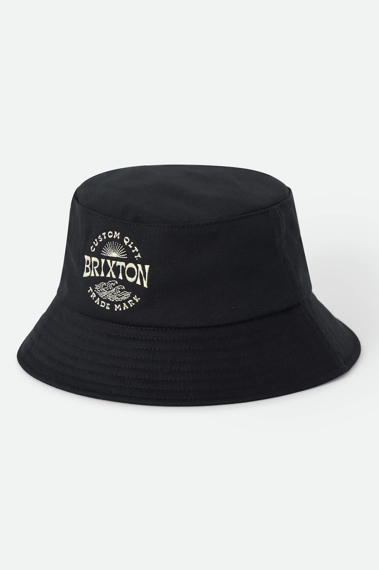brixton-current-bucket-hat-fischerhut-schwarz-packable image 1