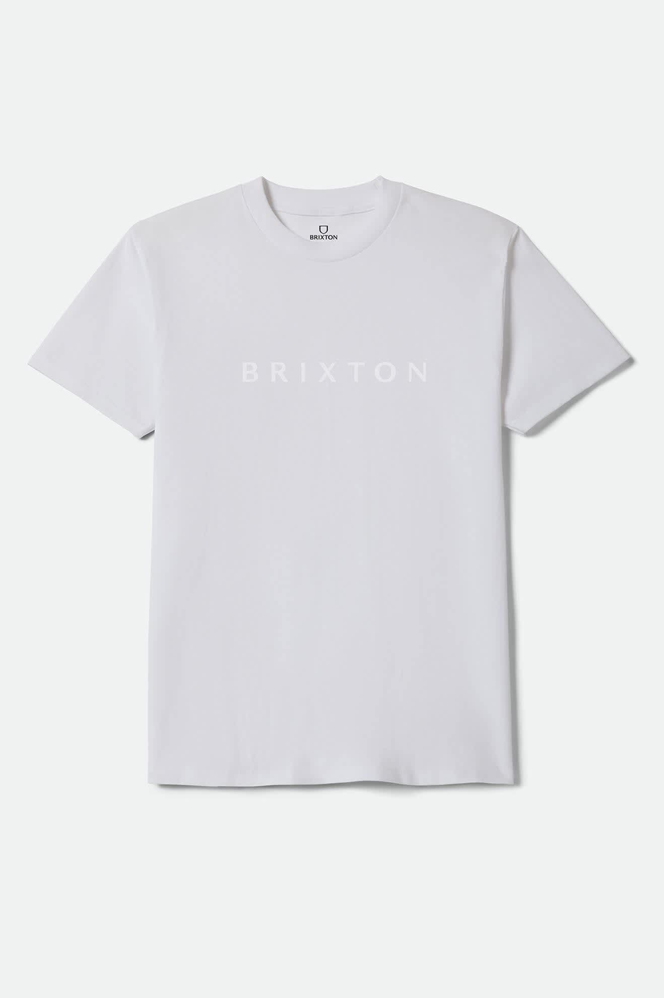 brixton-alpha-line-standard-t-shirt-white-baumwolle image 1