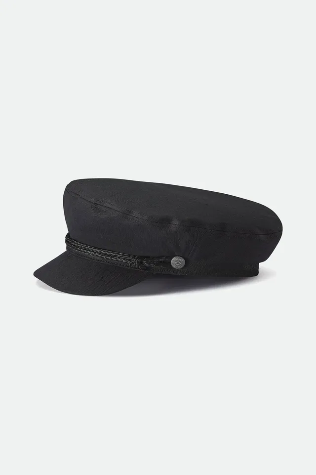 brixton-fiddler-fisherman-cap-schwarz-baumwolle image 1
