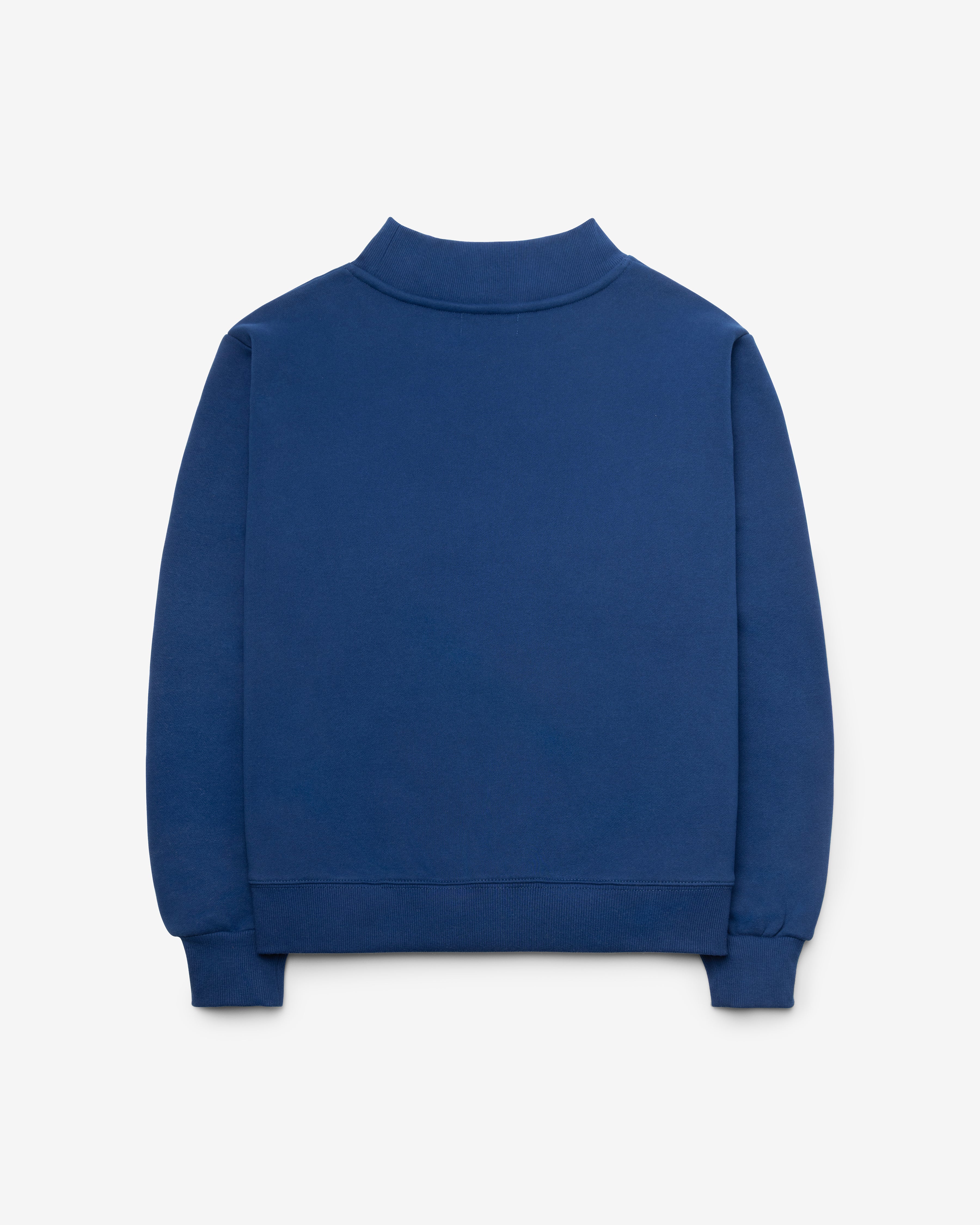 47-brand-headline-crew-michigan-mockneck-sweatshirt-navy image 3