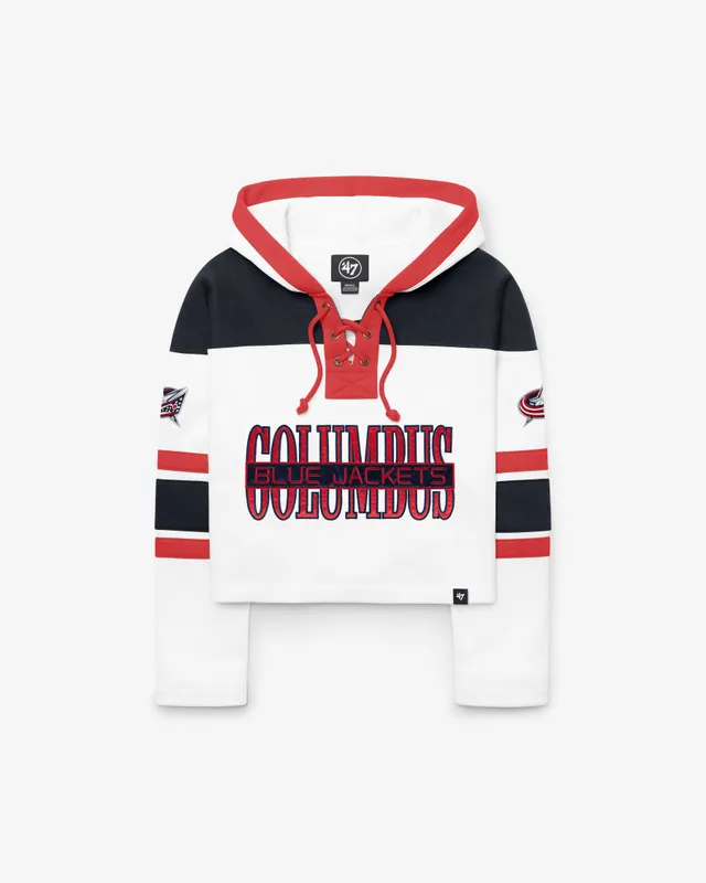 47-lacer-columbus-blue-jackets-hoodie-white-wash-cropped image 1