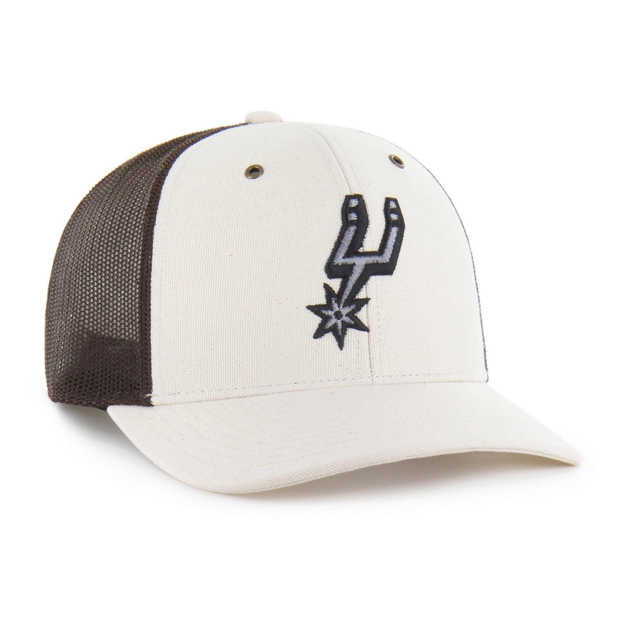 47-brand-47-trucker-san-antonio-spurs-cap-natural-osf image 4