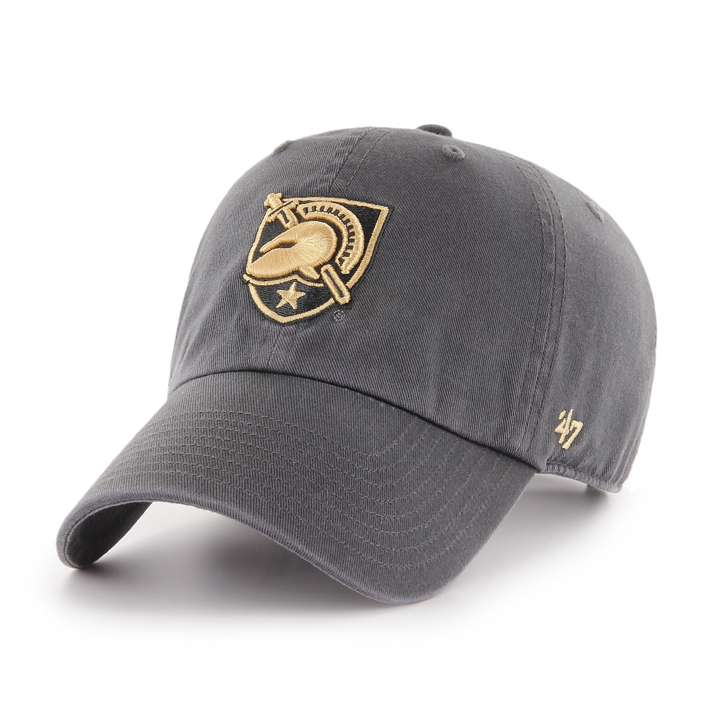 47-brand-army-black-knights-47-clean-up-cap-charcoal-baumwolle image 1