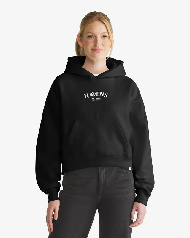 47-hadrian-baltimore-ravens-hoodie-damen-schwarz-cropped image 1