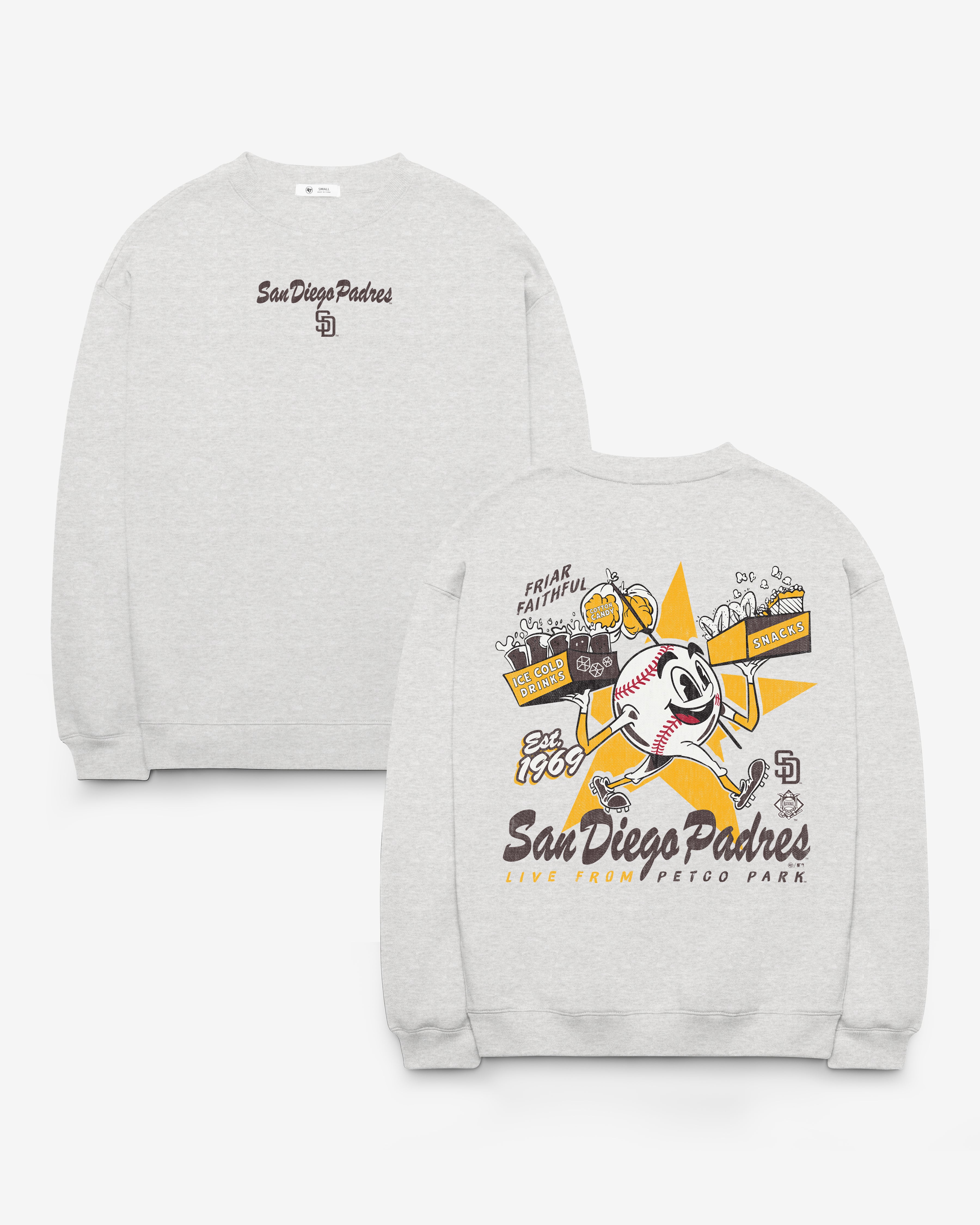 47-headline-crew-fan-fuel-oversized-crew-damen-grau image 1