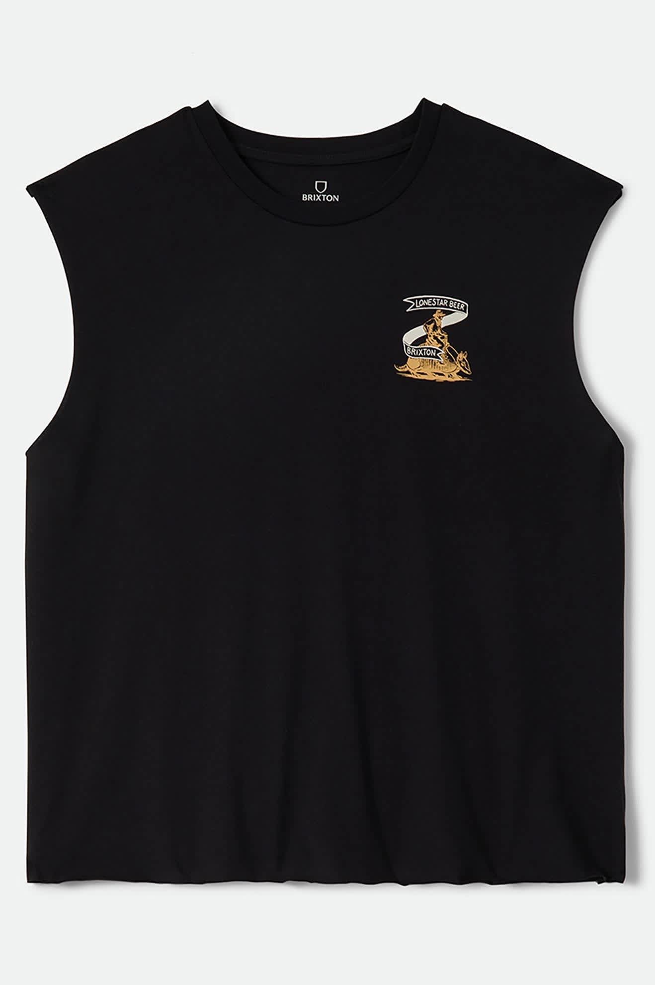 brixton-lone-star-armadillo-muscle-t-shirt-schwarz image 1