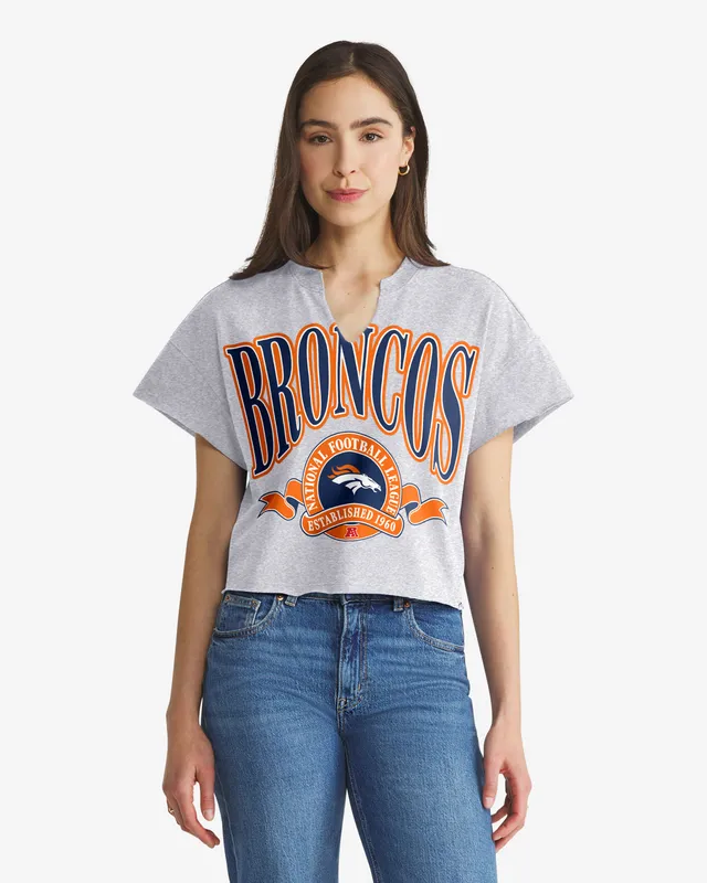 47-denver-broncos-banners-out-oversized-t-shirt-grau-damen image 1