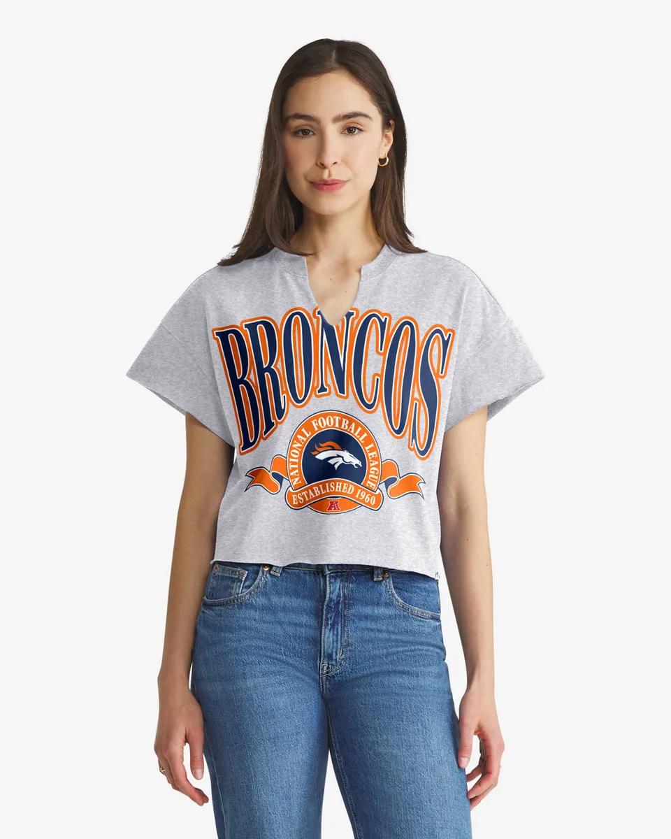 47-denver-broncos-banners-out-oversized-t-shirt-grau-damen image 1