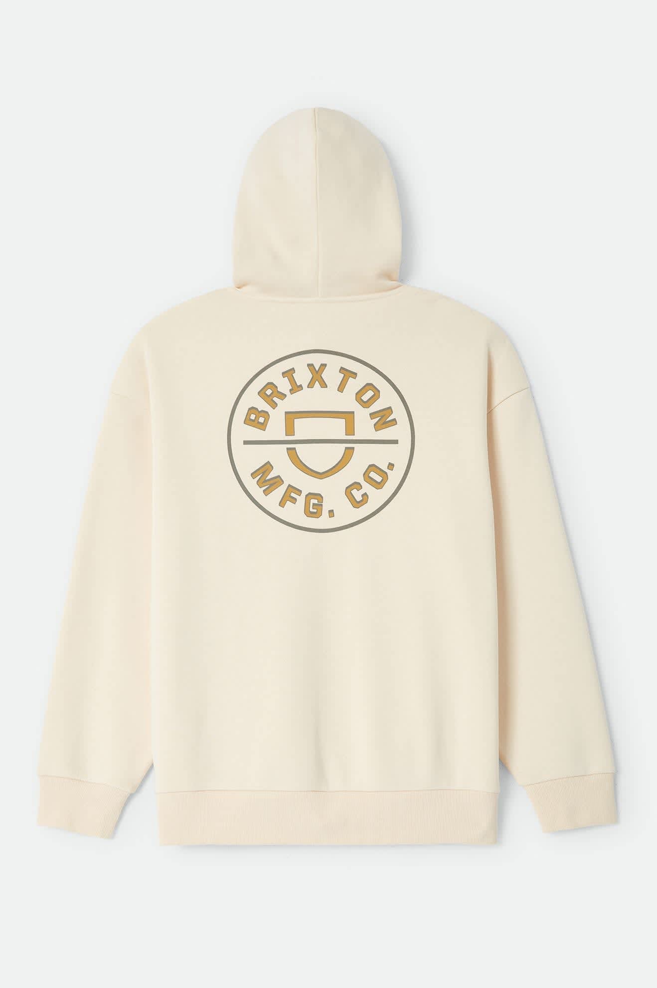 brixton-crest-ii-hood-hoodie-whitecap-baumwollfleece image 2
