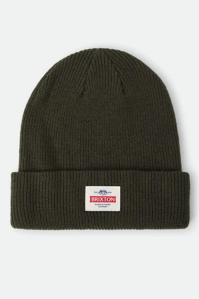 brixton-trademark-beanie-m-tze-dark-olive-recycling image 1