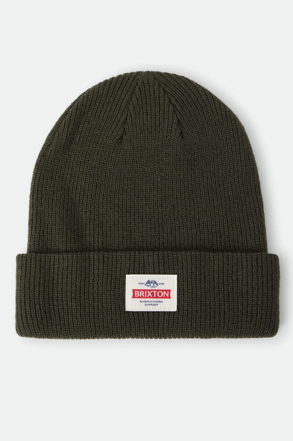 brixton-trademark-beanie-m-tze-dark-olive-recycling image 1