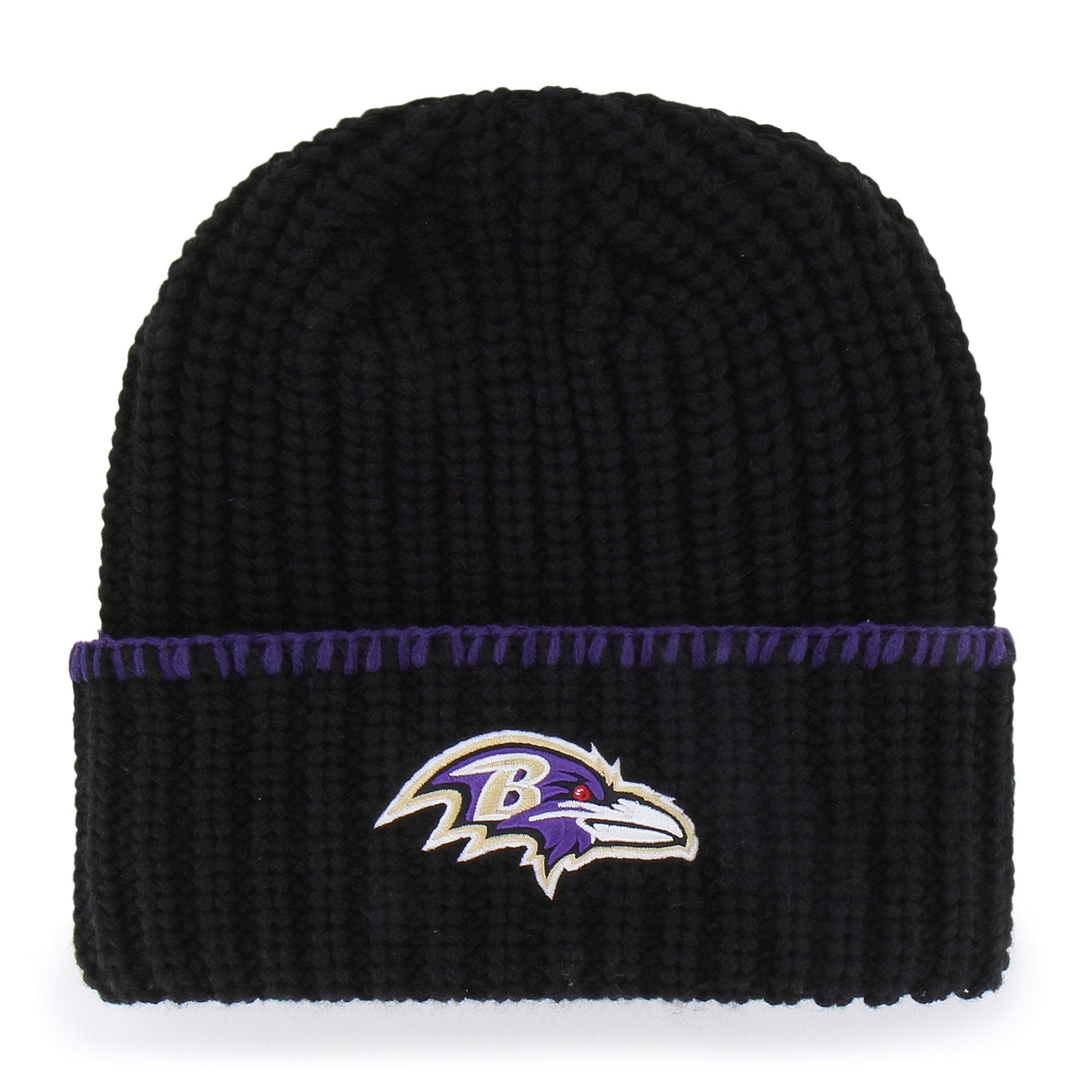 47-brand-knits-baltimore-ravens-beanie-schwarz image 2