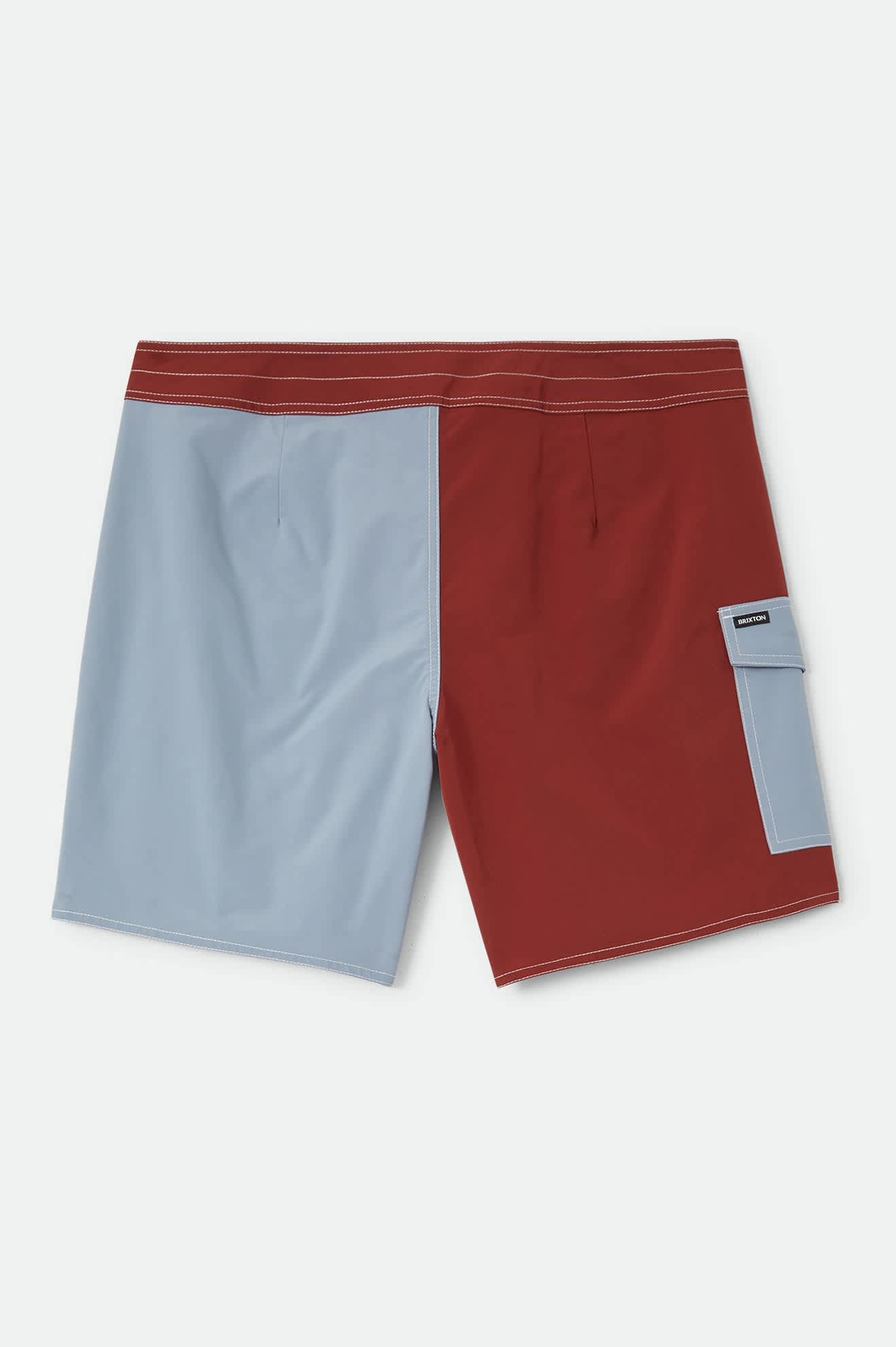brixton-classic-trunk-17-boardshorts-dark-brick image 7
