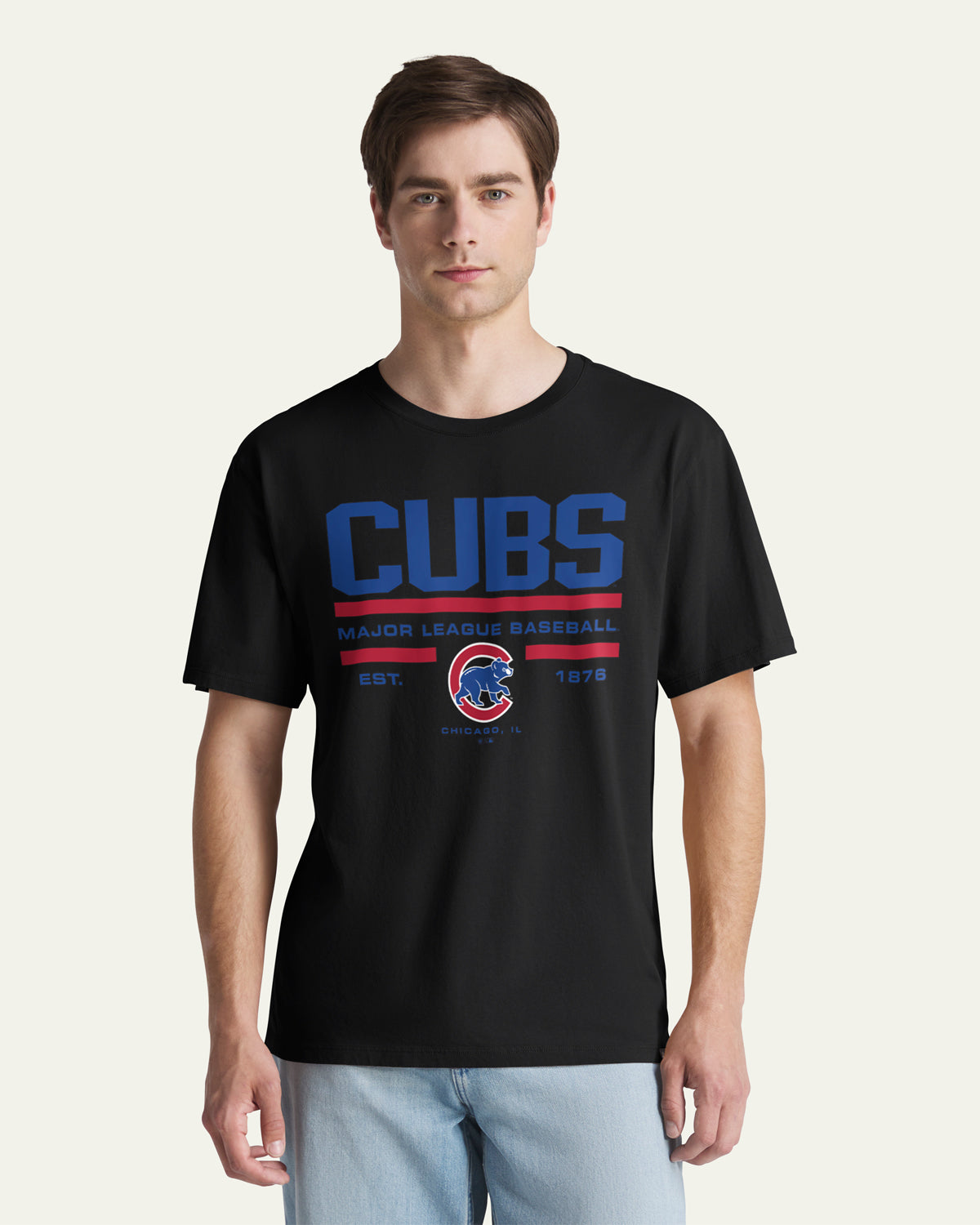 47-everyday-tee-chicago-stack-block-t-shirt-schwarz image 1