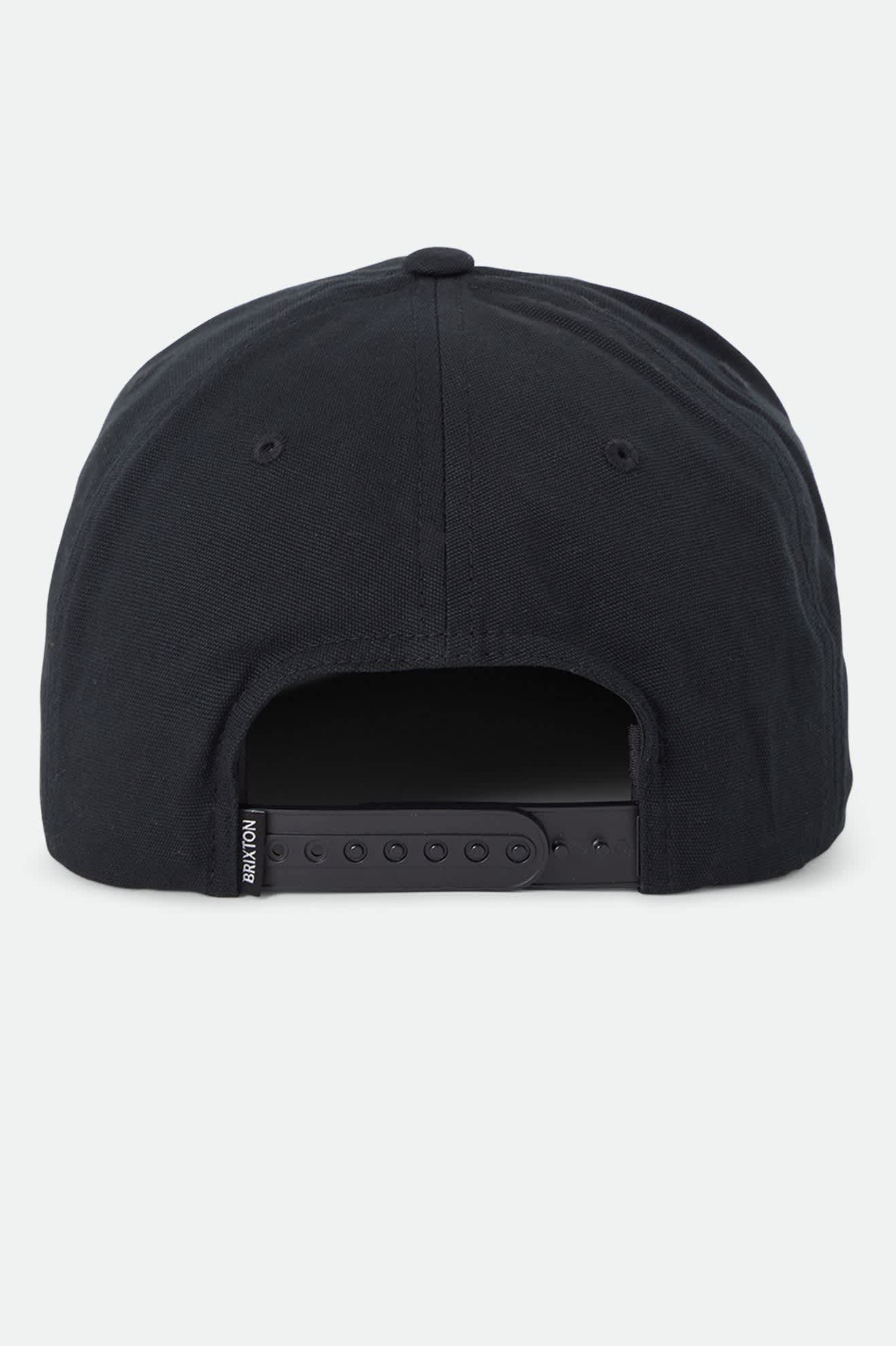 brixton-blazing-snapback-cap-schwarz-canvas-flat-bill image 2