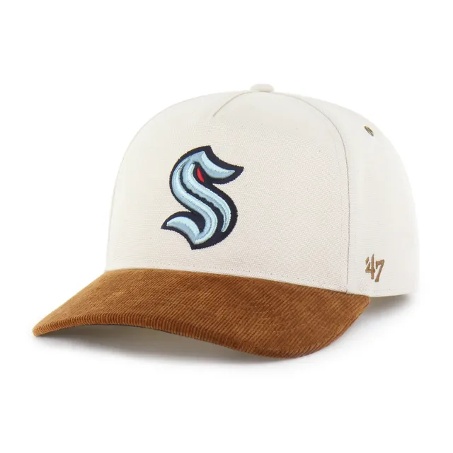 47-brand-seattle-kraken-carhartt-undyed-hitch-cap-natural image 1