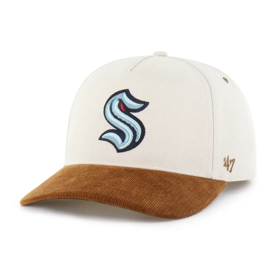 47-brand-seattle-kraken-carhartt-undyed-hitch-cap-natural image 1