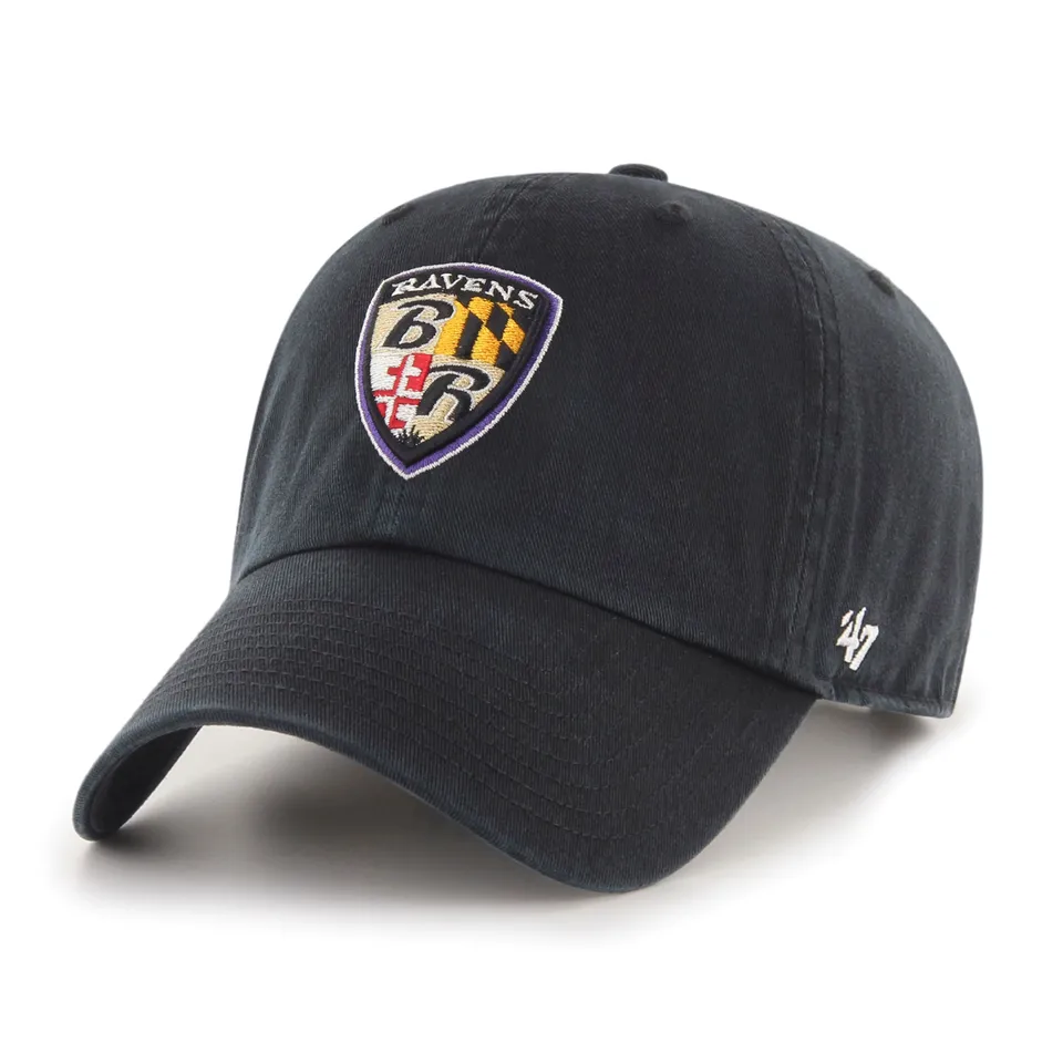 47-brand-clean-up-baltimore-ravens-cap-schwarz-osf image 1